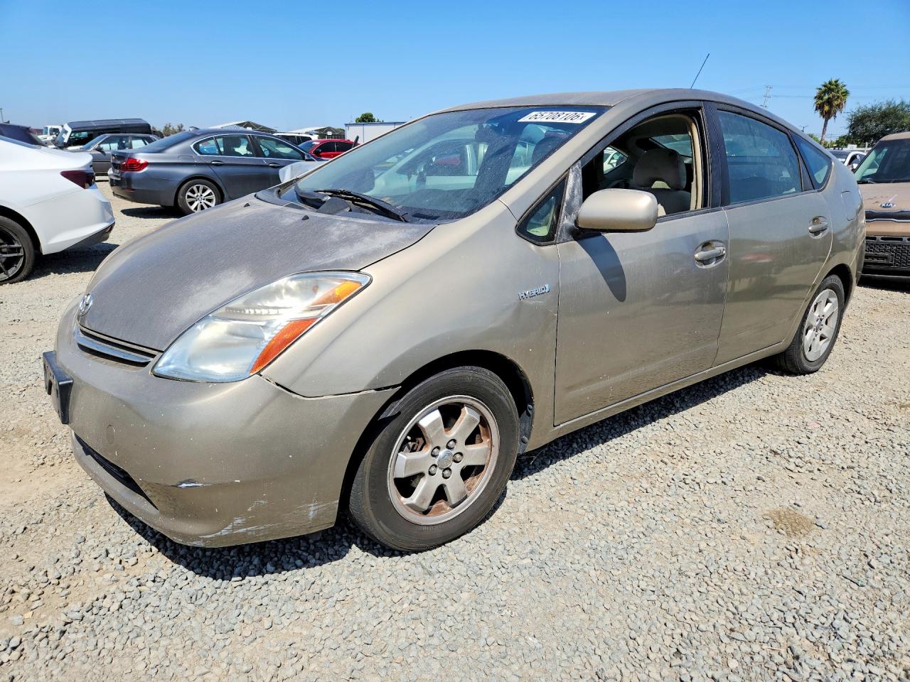 2007 Toyota Prius Base Gold vin: JTDKB20U277614180