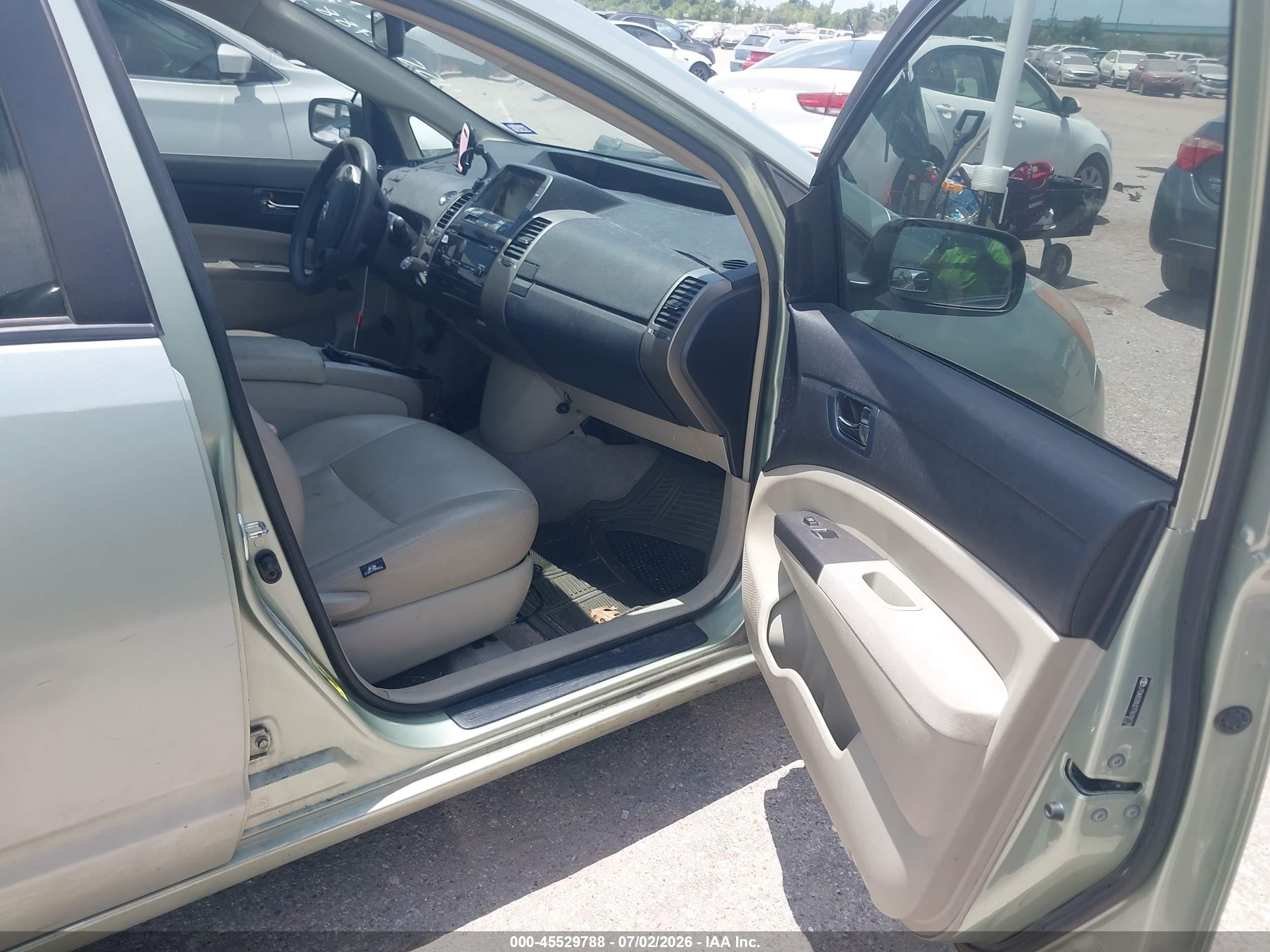2007 Toyota Prius   Green vin: JTDKB20U277618178