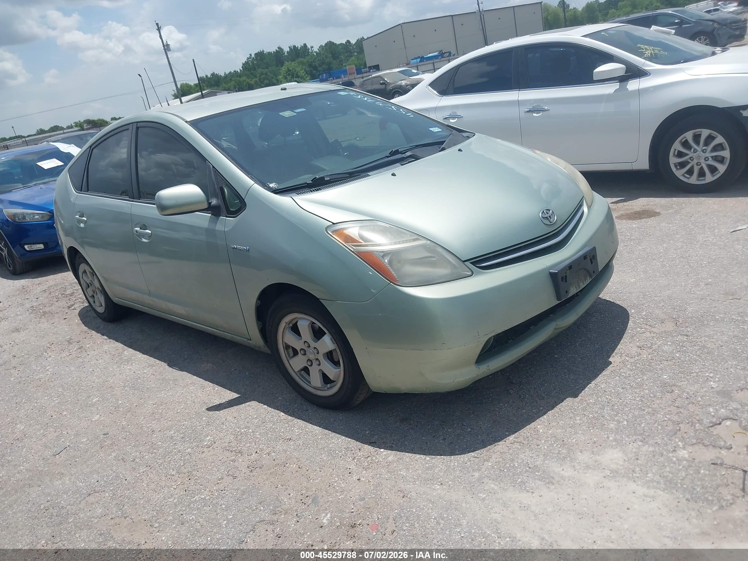 2007 Toyota Prius   Green vin: JTDKB20U277618178