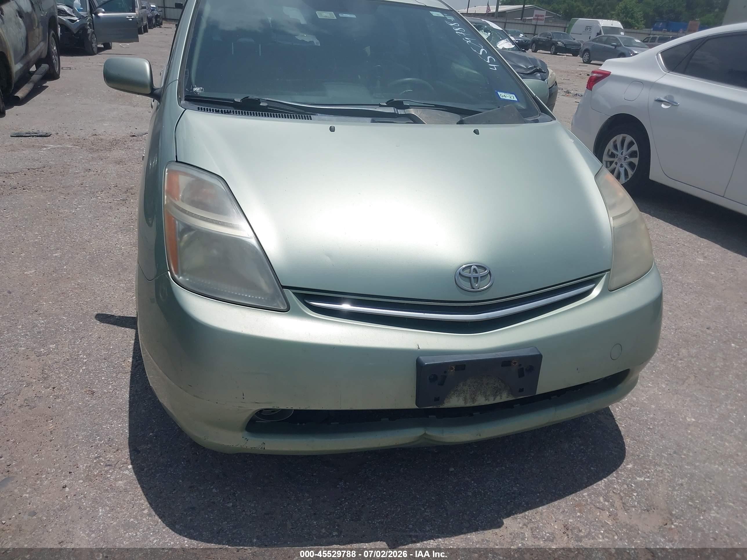 2007 Toyota Prius   Green vin: JTDKB20U277618178