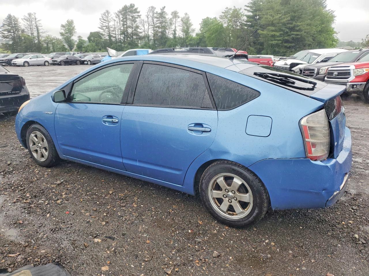 2007 Toyota Prius Base Blue vin: JTDKB20U277622151