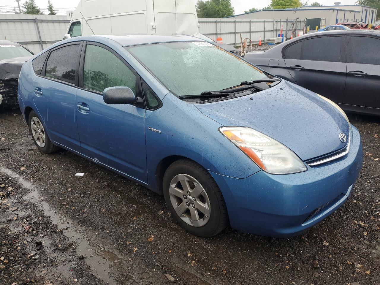 2007 Toyota Prius Base Blue vin: JTDKB20U277622151