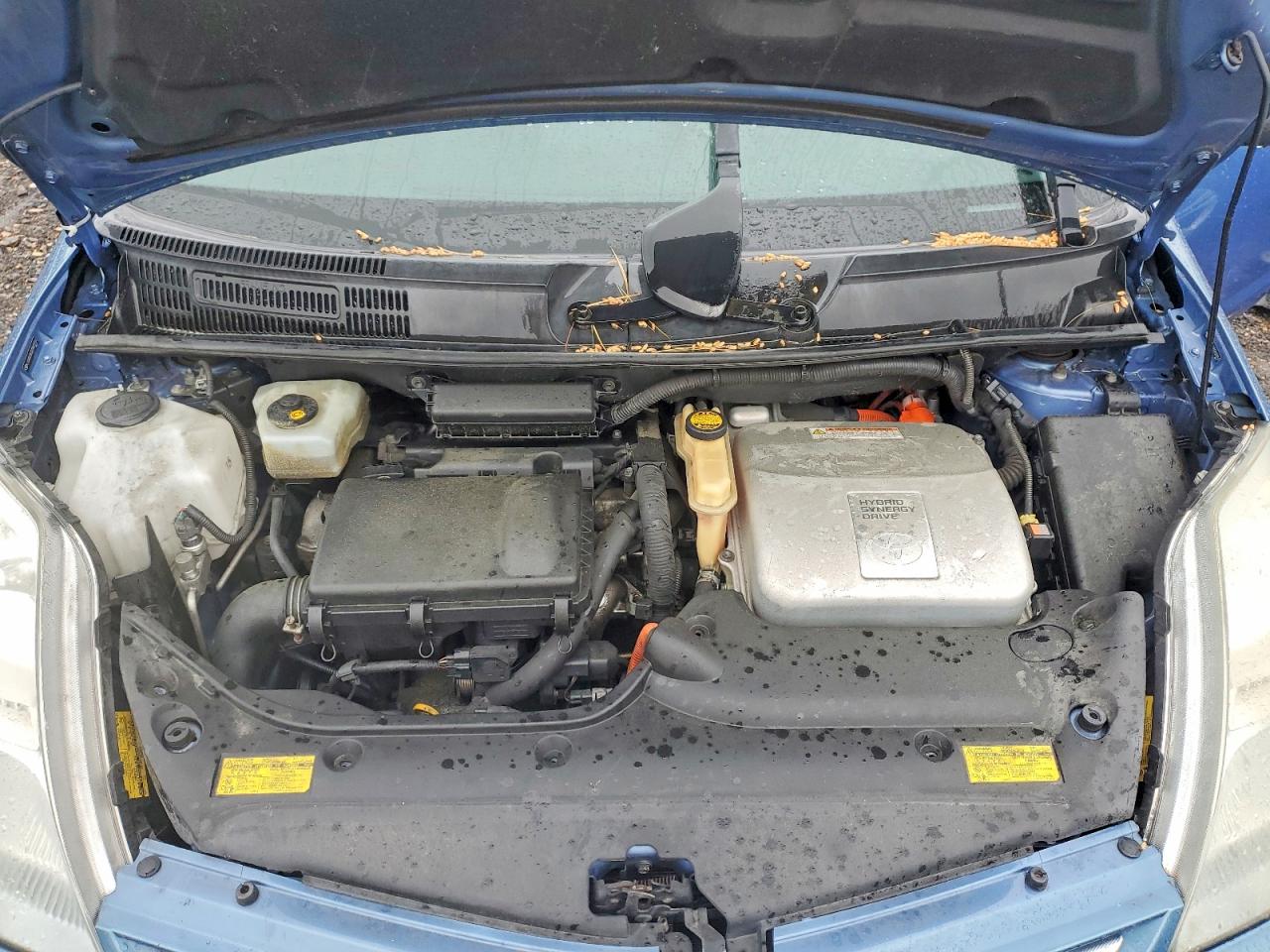 2007 Toyota Prius Base Blue vin: JTDKB20U277622151