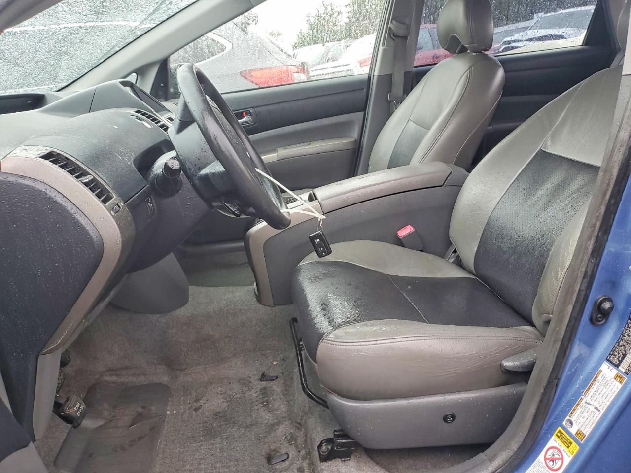 2007 Toyota Prius Base Blue vin: JTDKB20U277622151