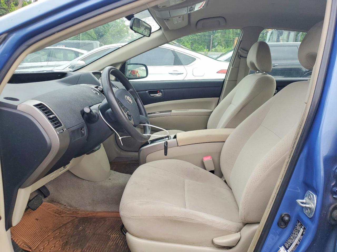 2007 Toyota Prius Base Blue vin: JTDKB20U277630606