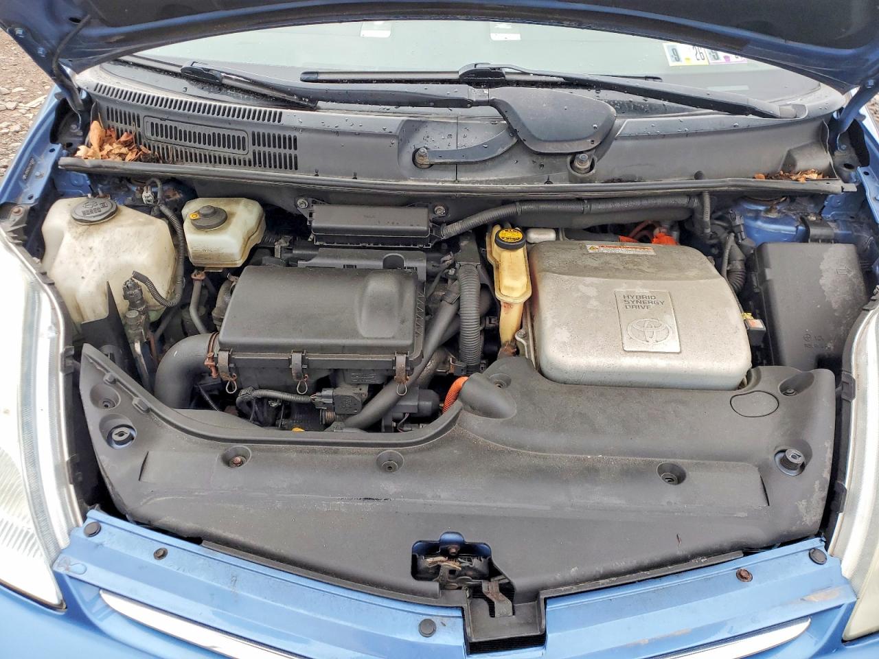 2007 Toyota Prius Base Blue vin: JTDKB20U277630606