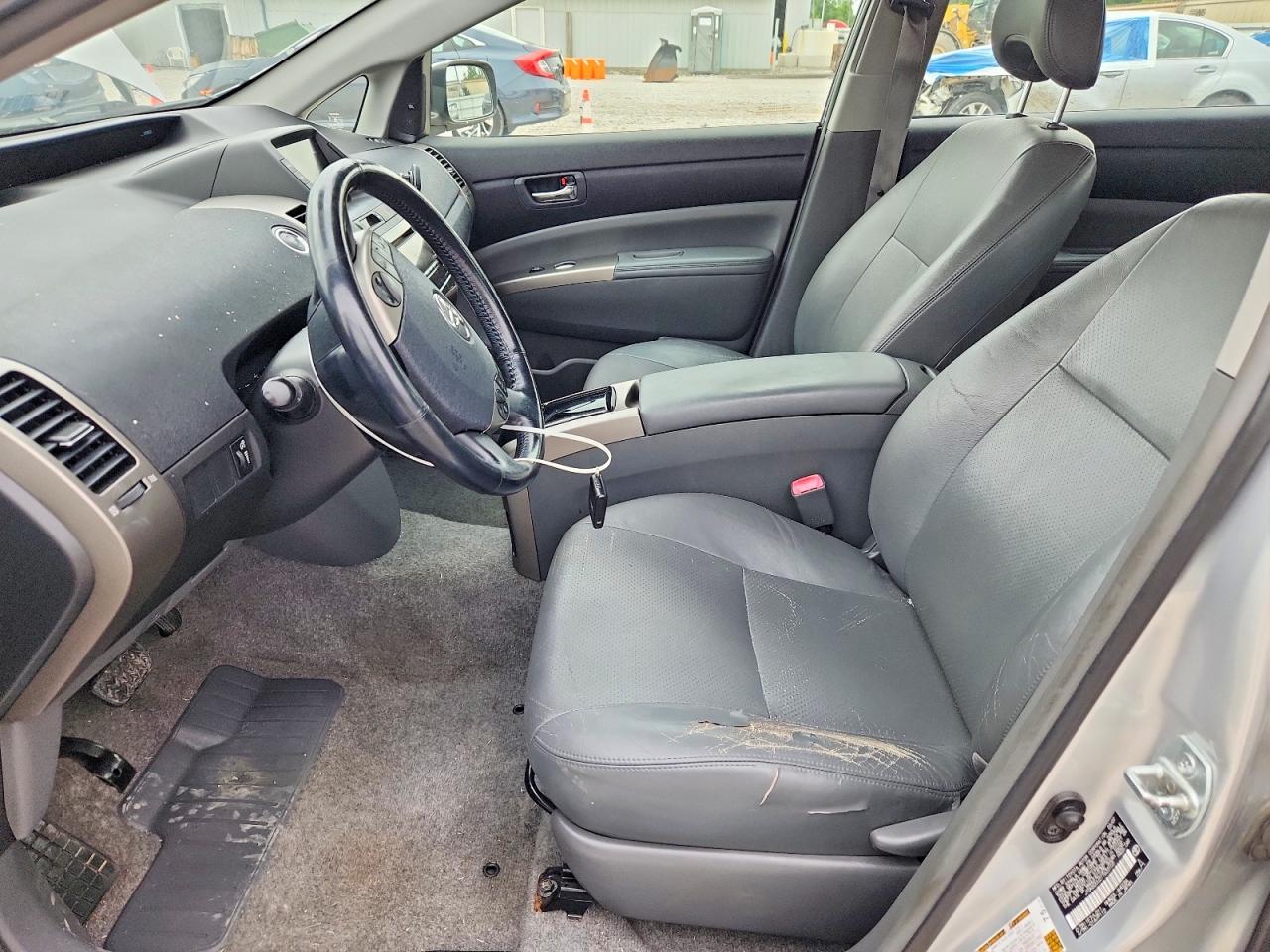 2007 Toyota Prius Base Silver vin: JTDKB20U277633103