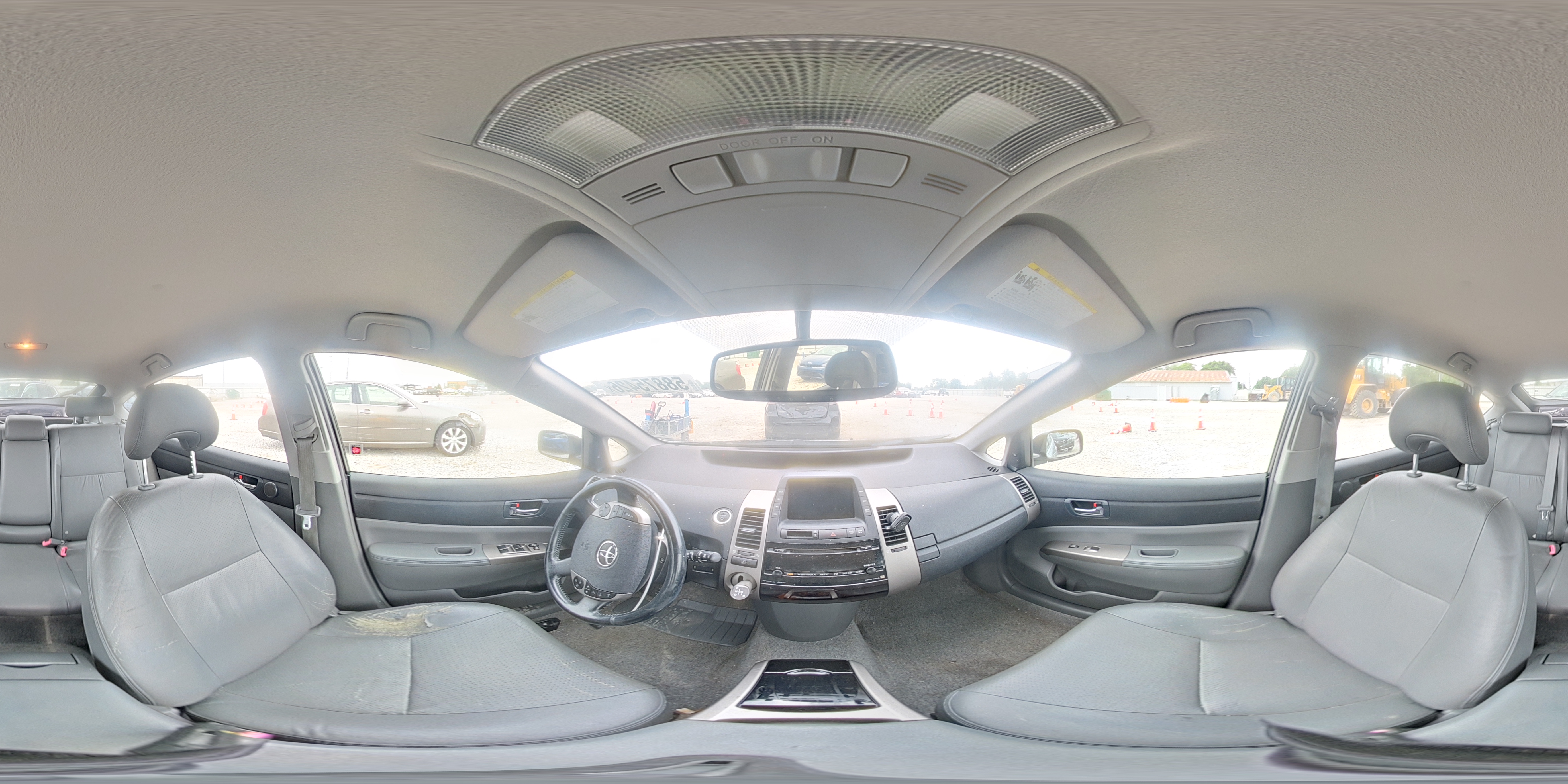 2007 Toyota Prius Base Silver vin: JTDKB20U277633103