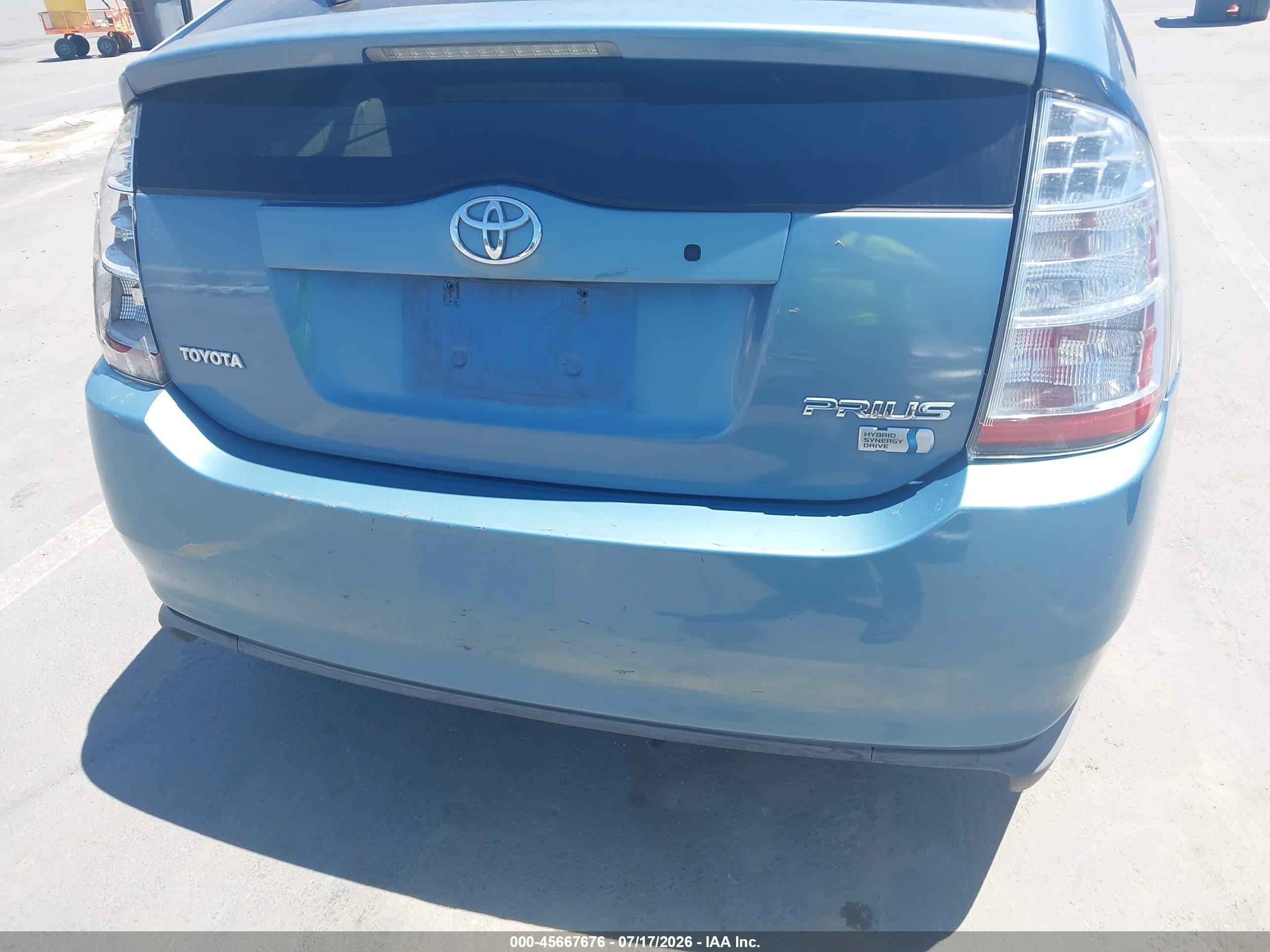 2007 Toyota Prius   Blue vin: JTDKB20U277633957