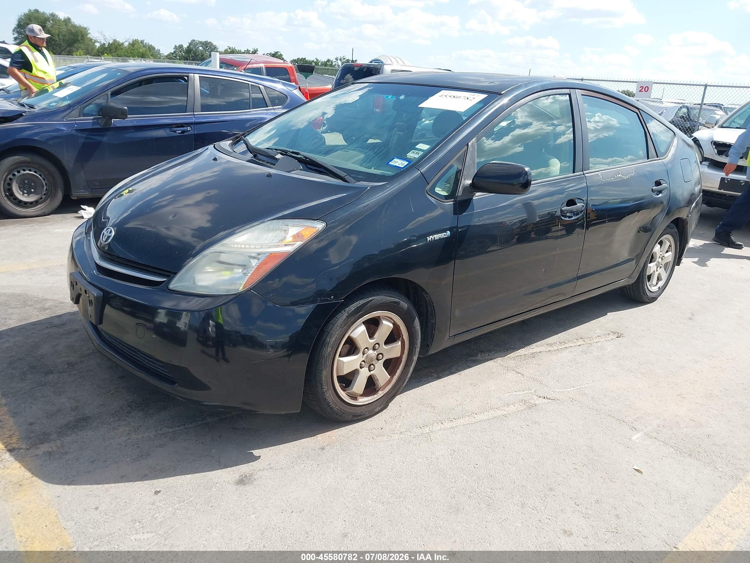 2007 Toyota Prius   Black vin: JTDKB20U277641217