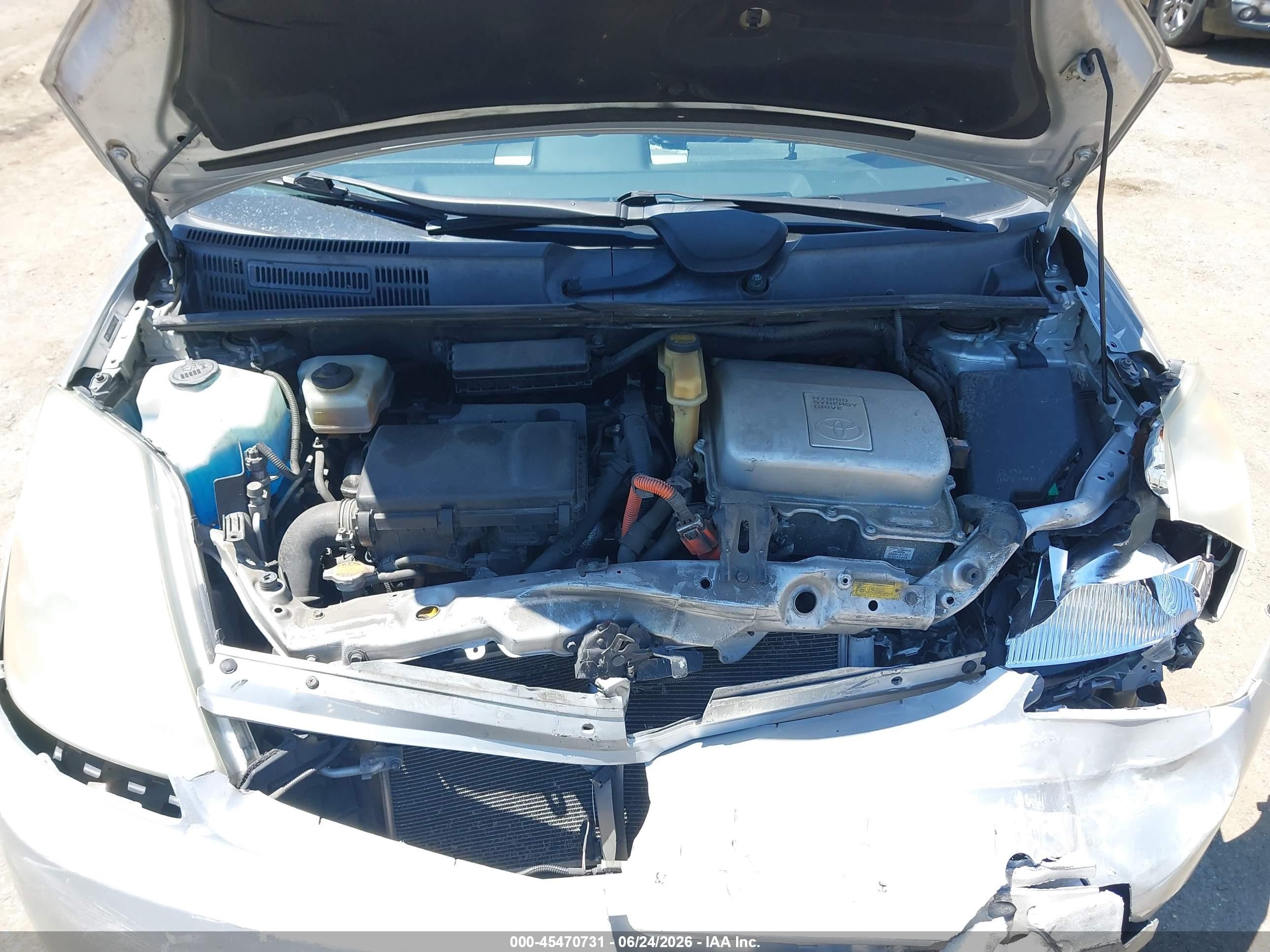 2007 Toyota Prius   Silver vin: JTDKB20U277664853