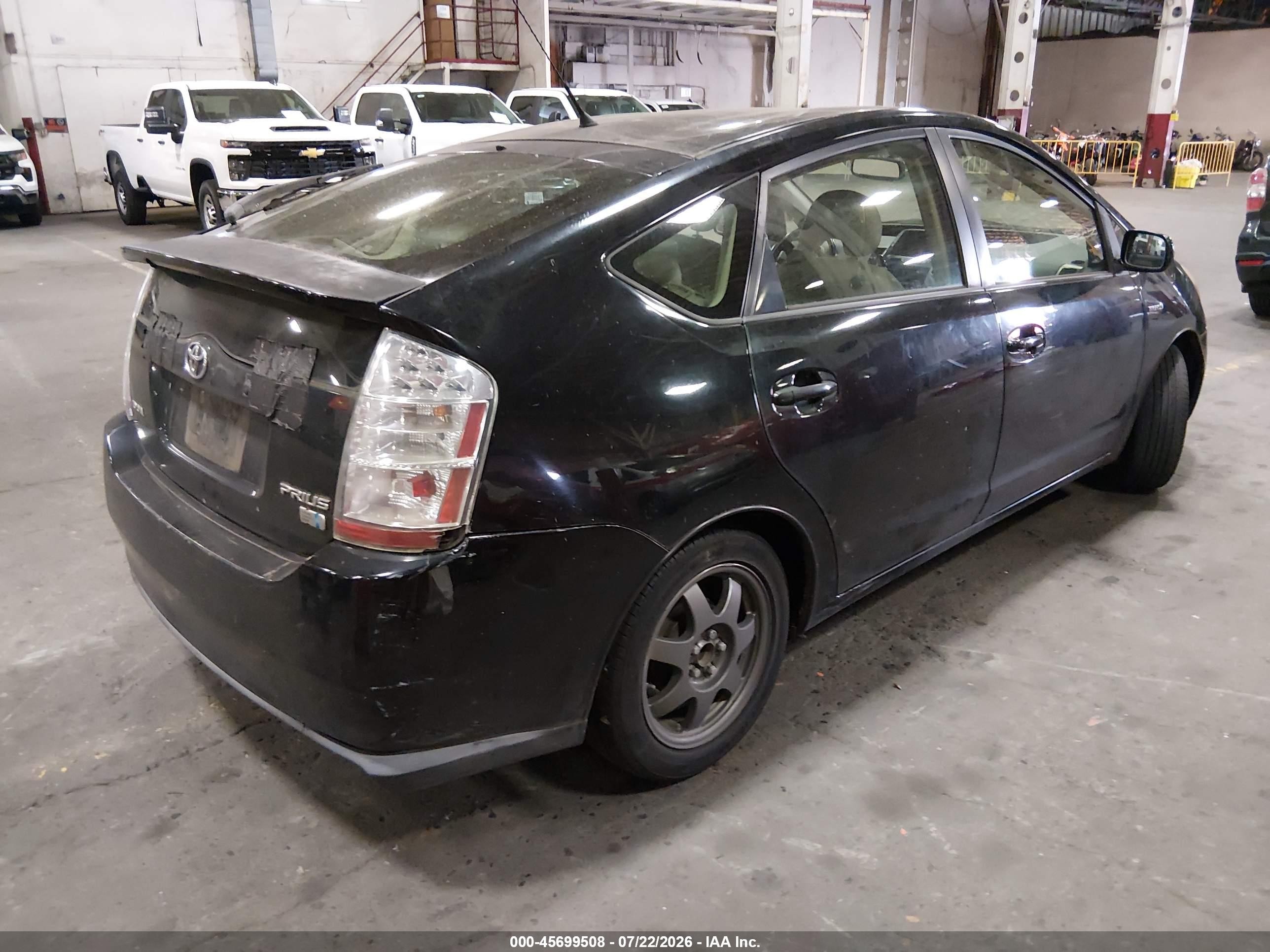 2007 Toyota Prius Touring Черный vin: JTDKB20U277666649