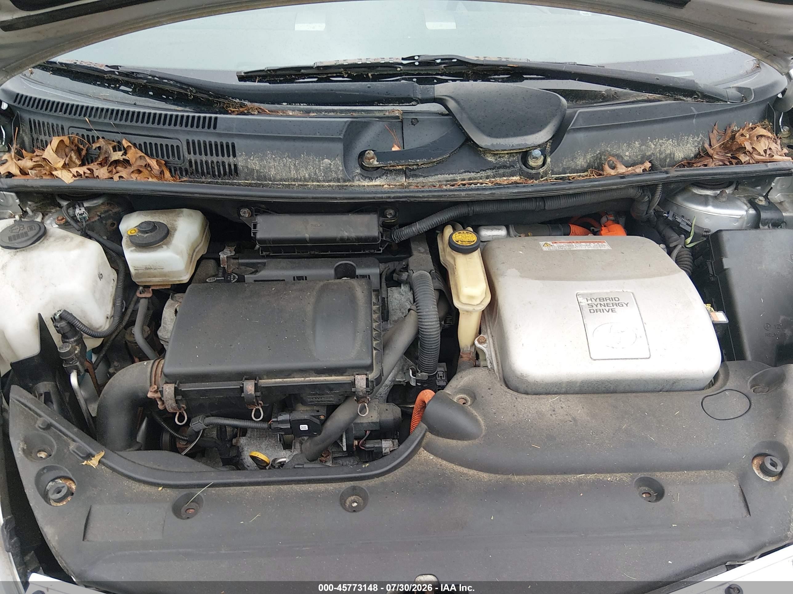 2007 Toyota Prius   Silver vin: JTDKB20U277669275
