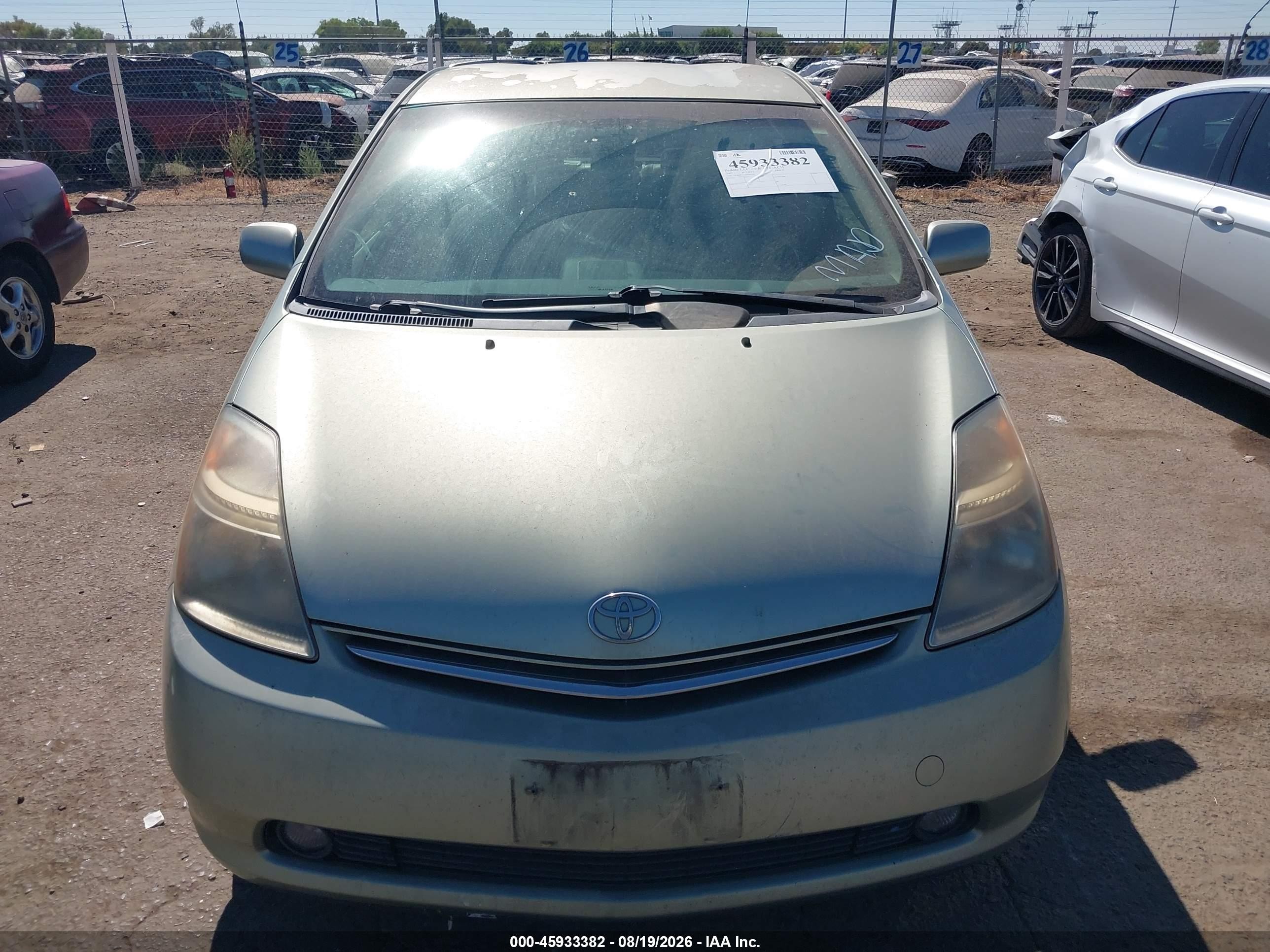 2007 Toyota Prius Touring Green vin: JTDKB20U277682043