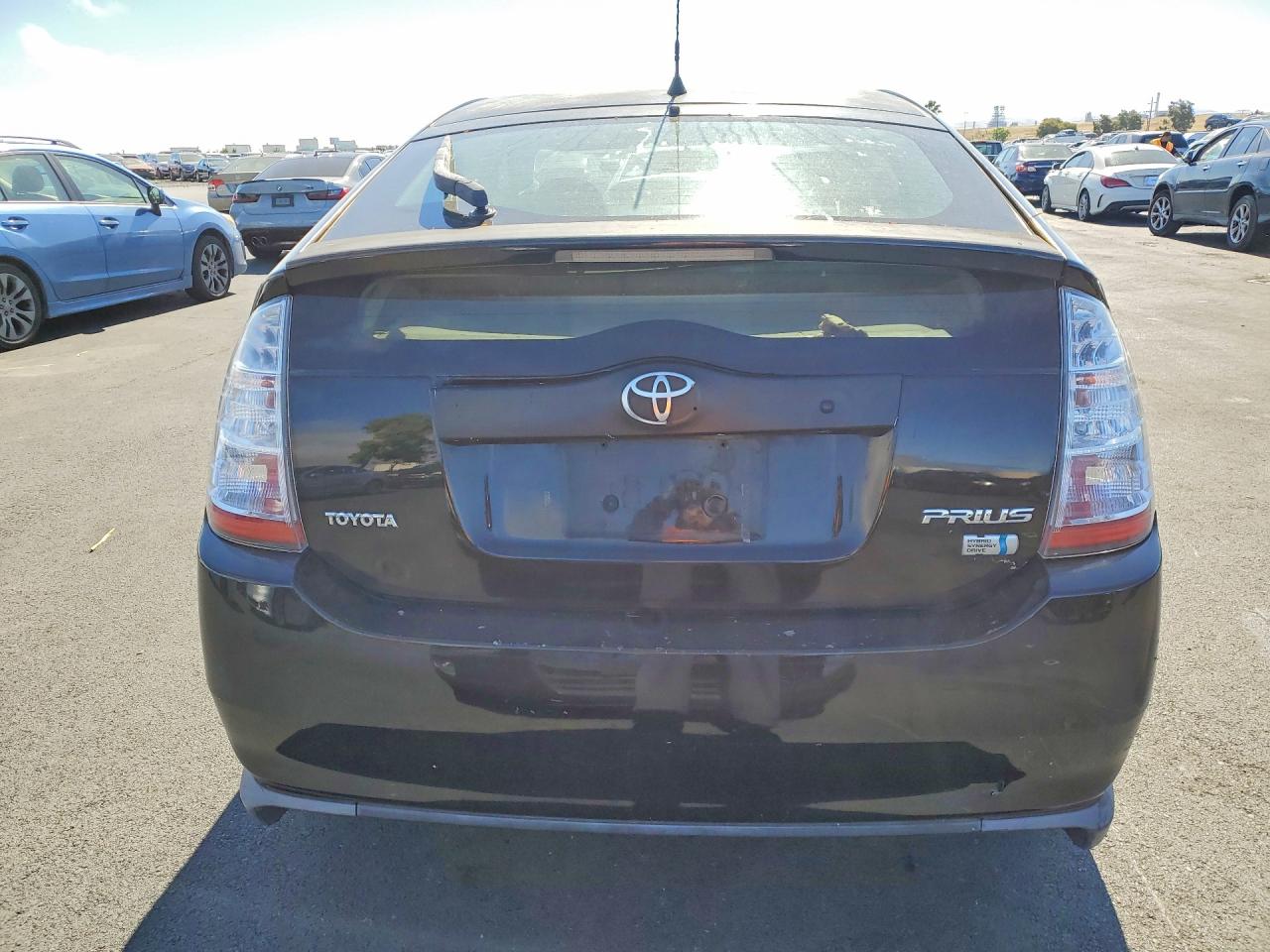2007 Toyota Prius Base Black vin: JTDKB20U277691230