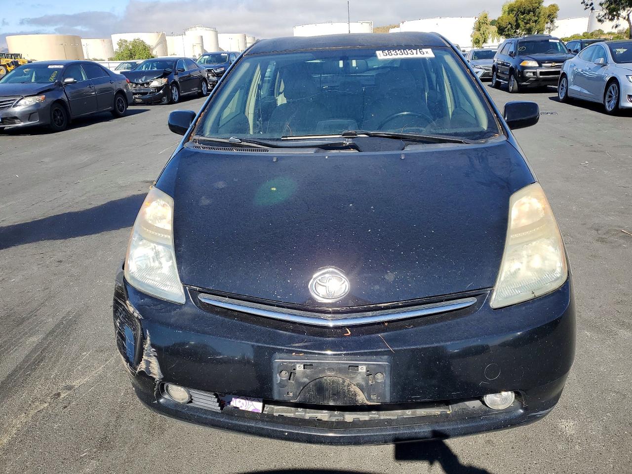 2007 Toyota Prius Base Black vin: JTDKB20U277691230