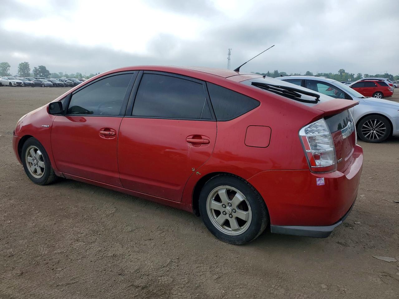 2008 Toyota Prius Red vin: JTDKB20U283299955