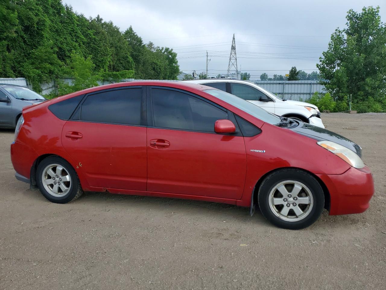 2008 Toyota Prius Red vin: JTDKB20U283299955