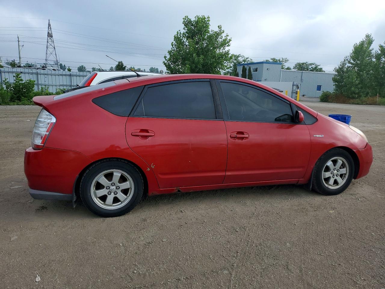2008 Toyota Prius Red vin: JTDKB20U283299955