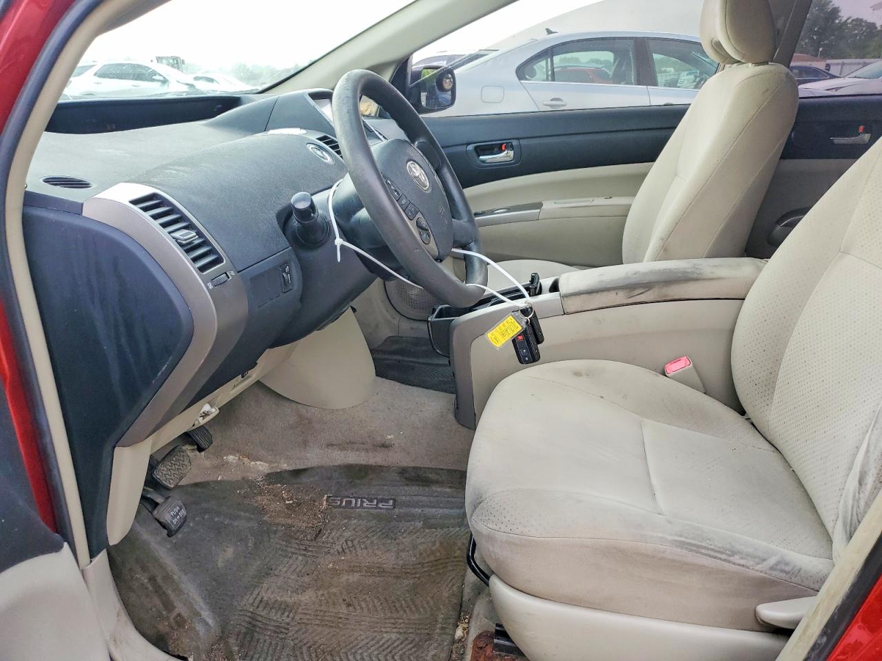 2008 Toyota Prius Red vin: JTDKB20U283299955