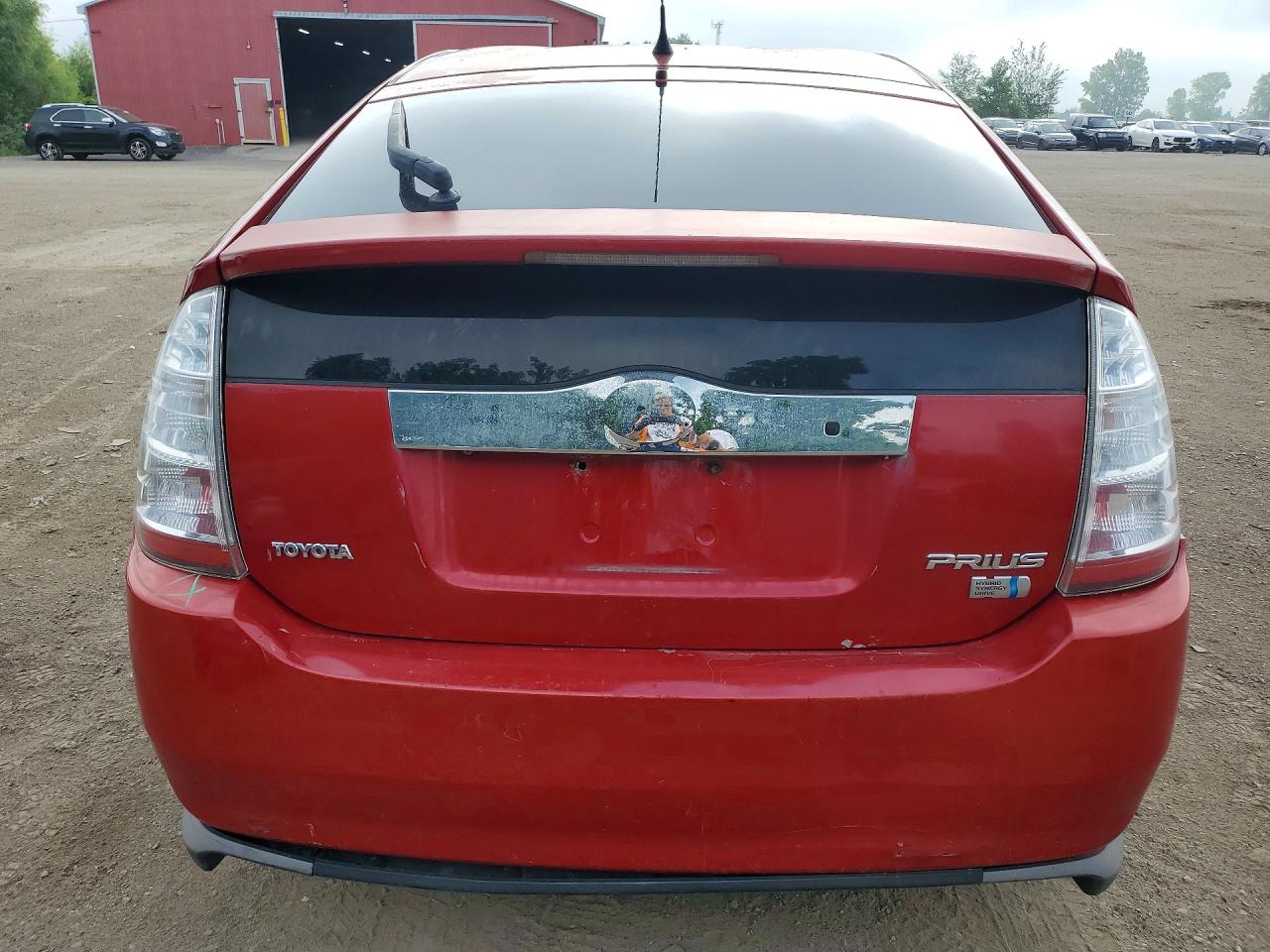 2008 Toyota Prius Red vin: JTDKB20U283299955