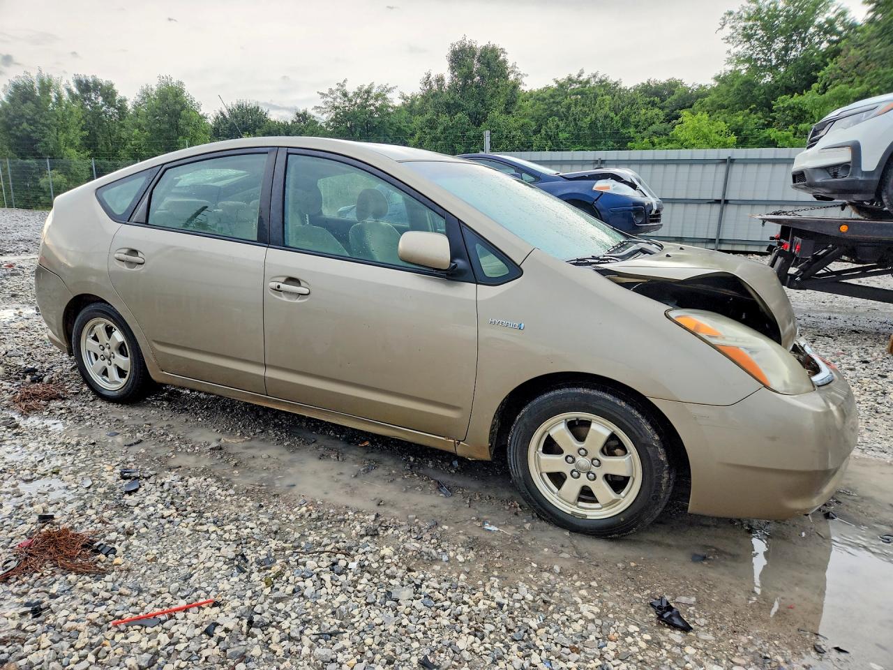 2008 Toyota Prius Base Tan vin: JTDKB20U283301087