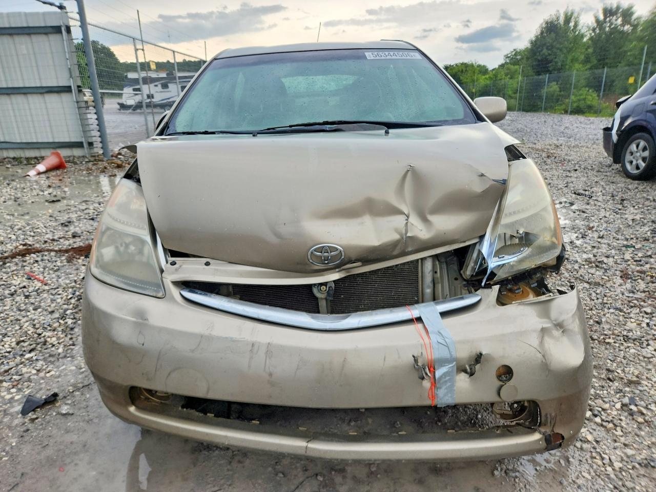 2008 Toyota Prius Base Tan vin: JTDKB20U283301087