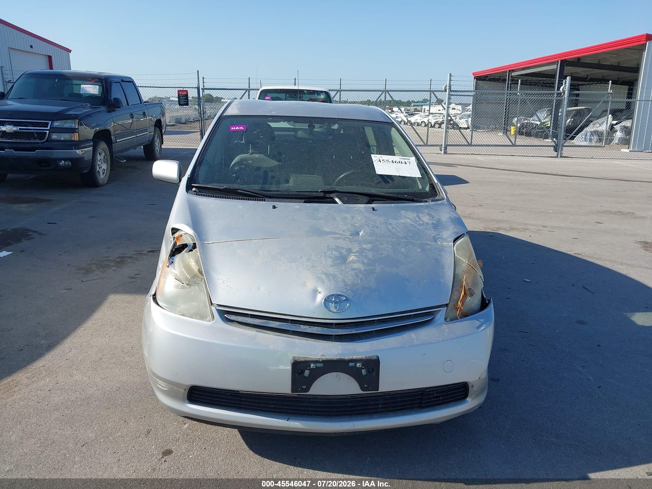 2008 Toyota Prius   Silver vin: JTDKB20U283307522