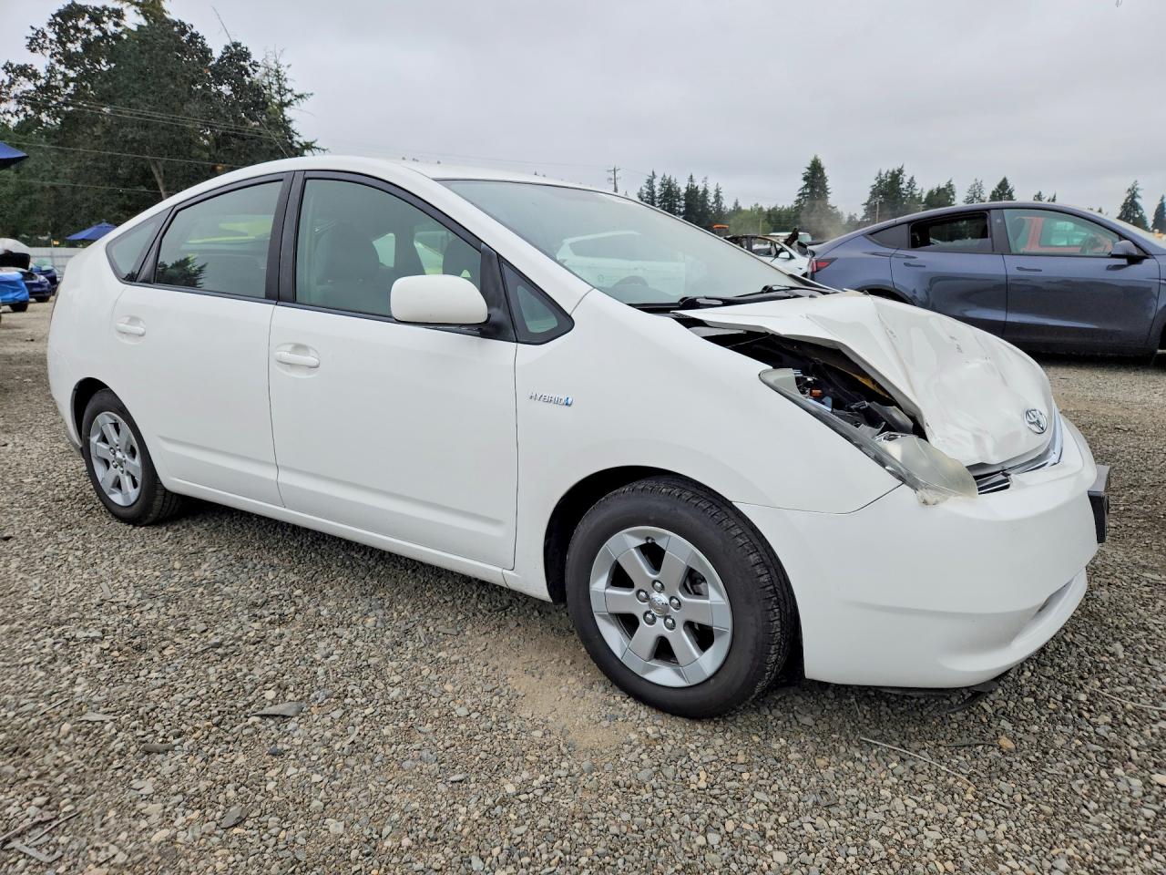 2008 Toyota Prius Base White vin: JTDKB20U283310422
