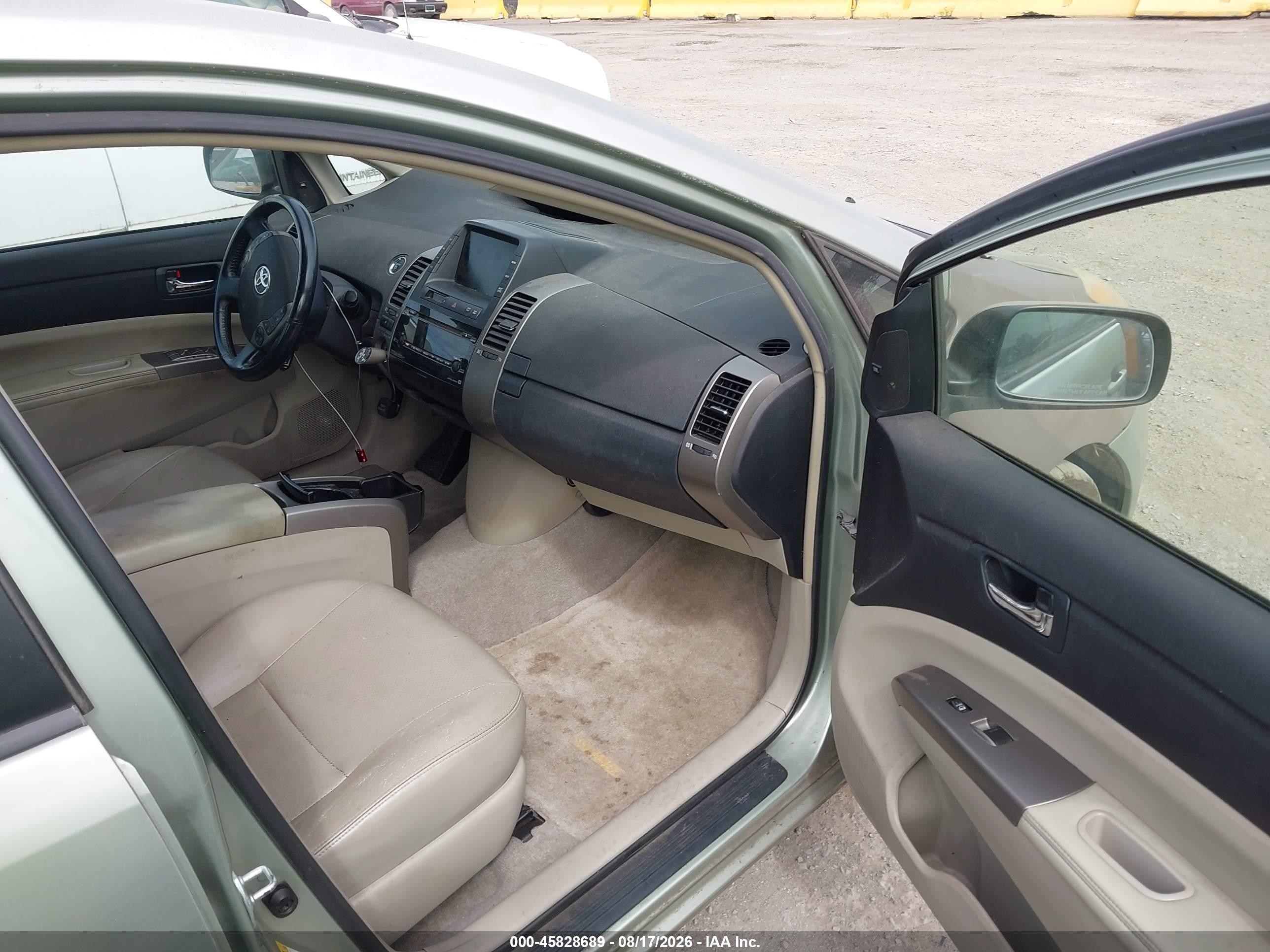 2008 Toyota Prius Touring Green vin: JTDKB20U283312705