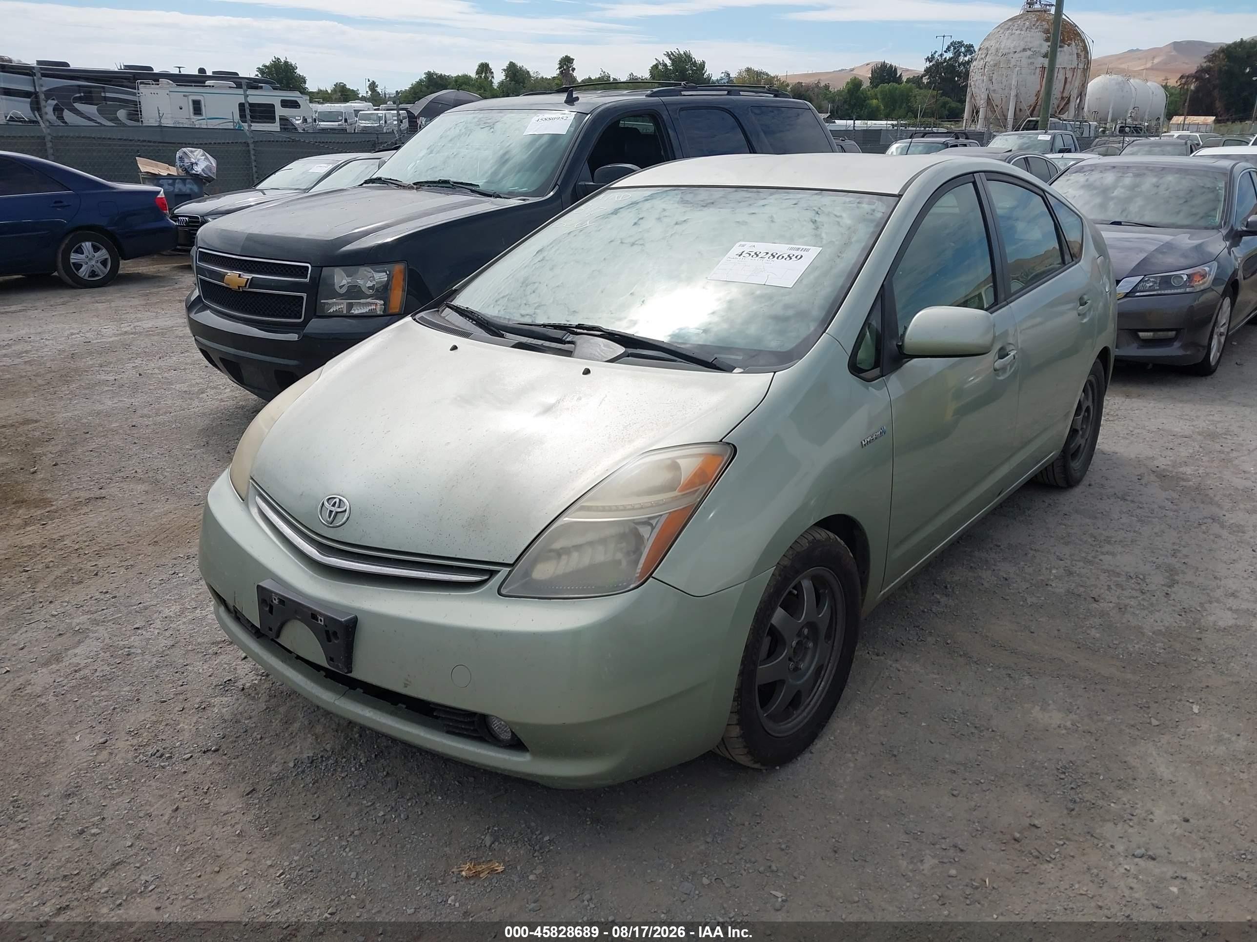 2008 Toyota Prius Touring Green vin: JTDKB20U283312705
