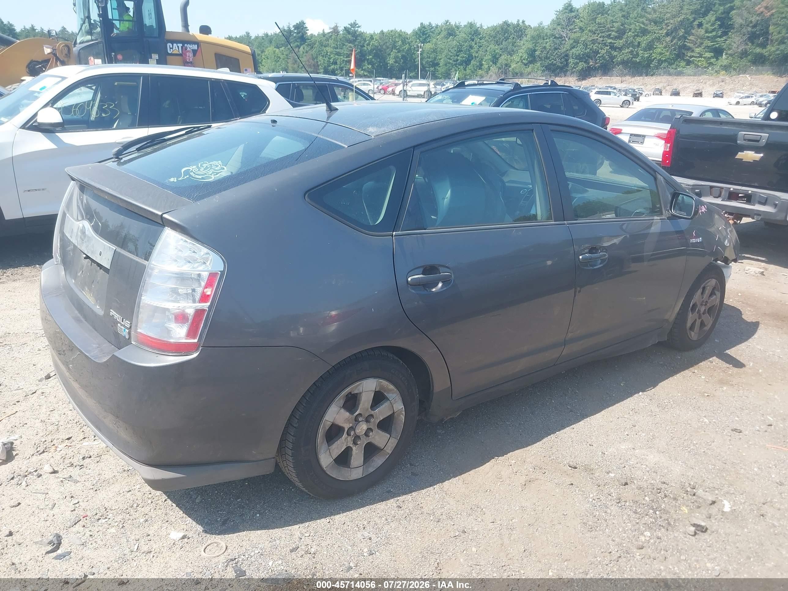 2008 Toyota Prius   Gray vin: JTDKB20U283318763