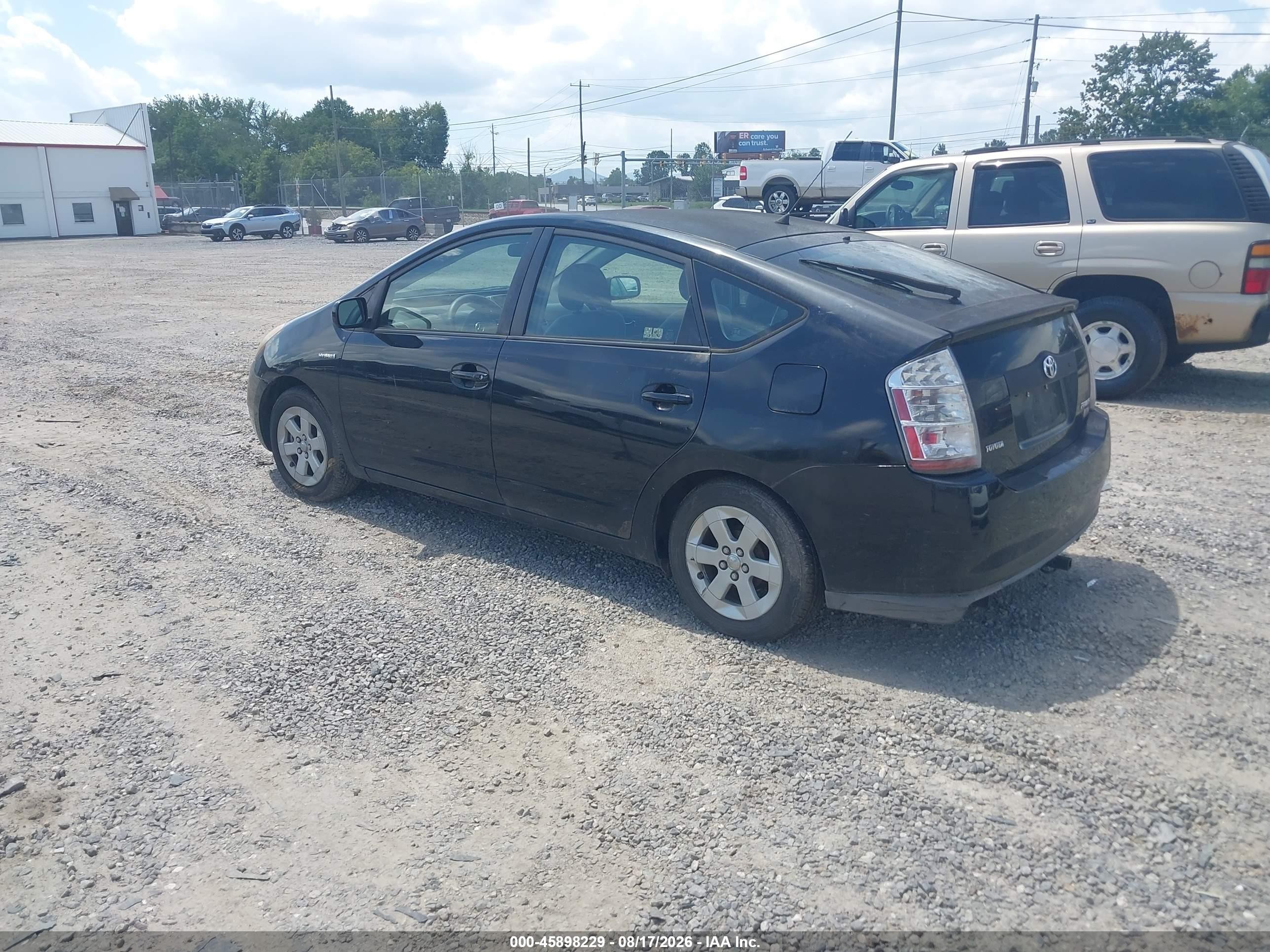 2008 Toyota Prius   Black vin: JTDKB20U283323008
