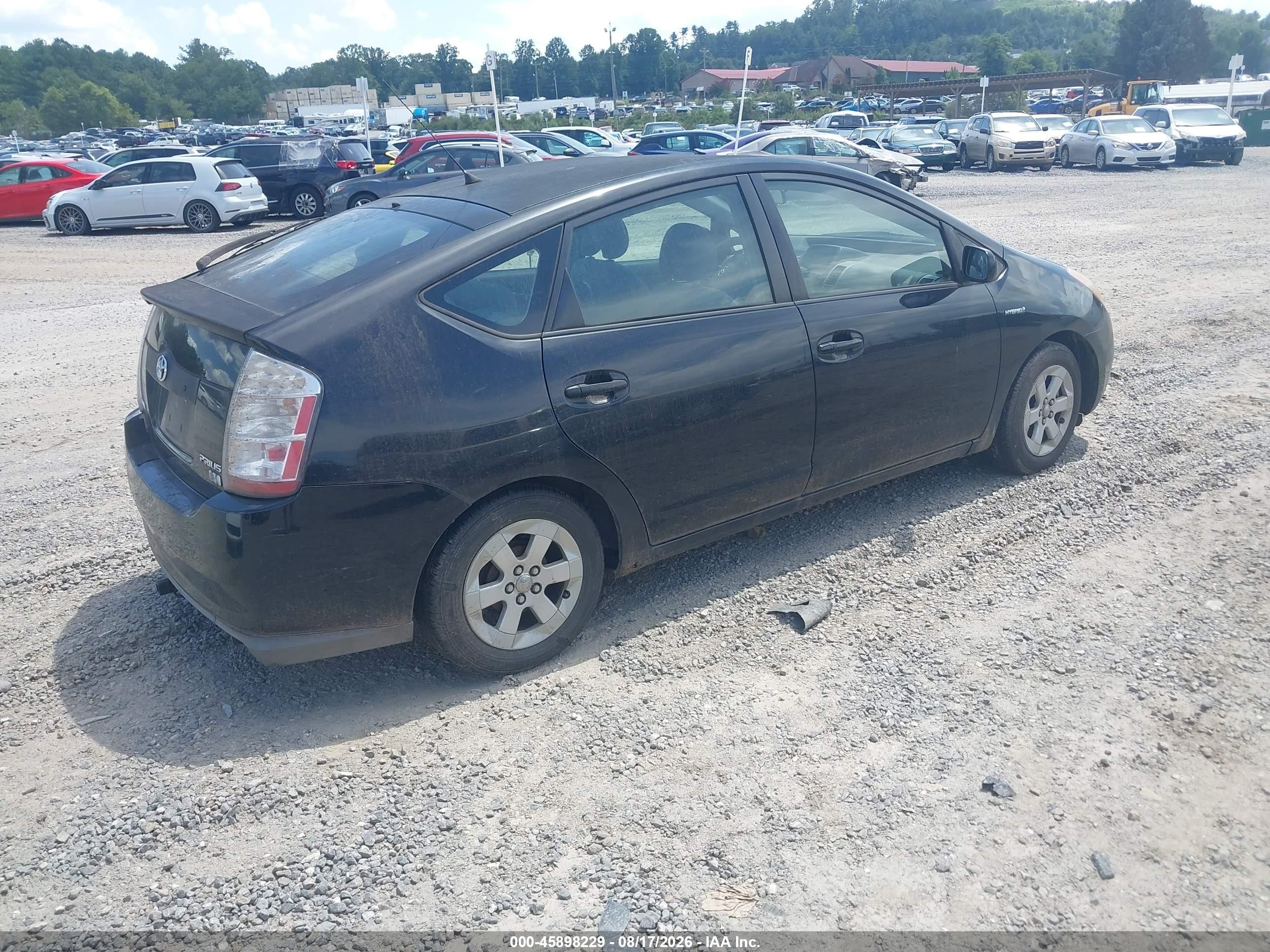 2008 Toyota Prius   Black vin: JTDKB20U283323008
