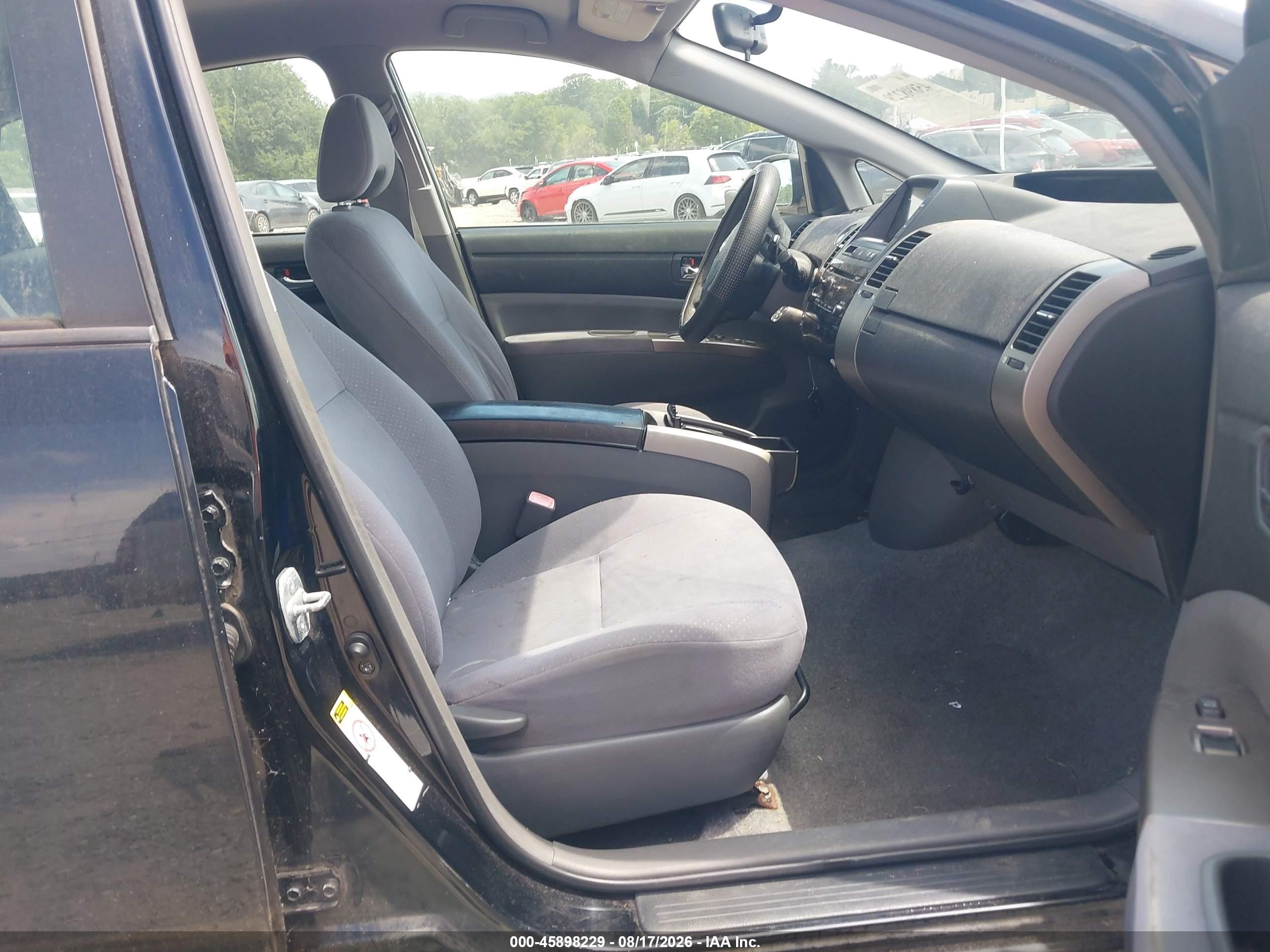 2008 Toyota Prius   Black vin: JTDKB20U283323008