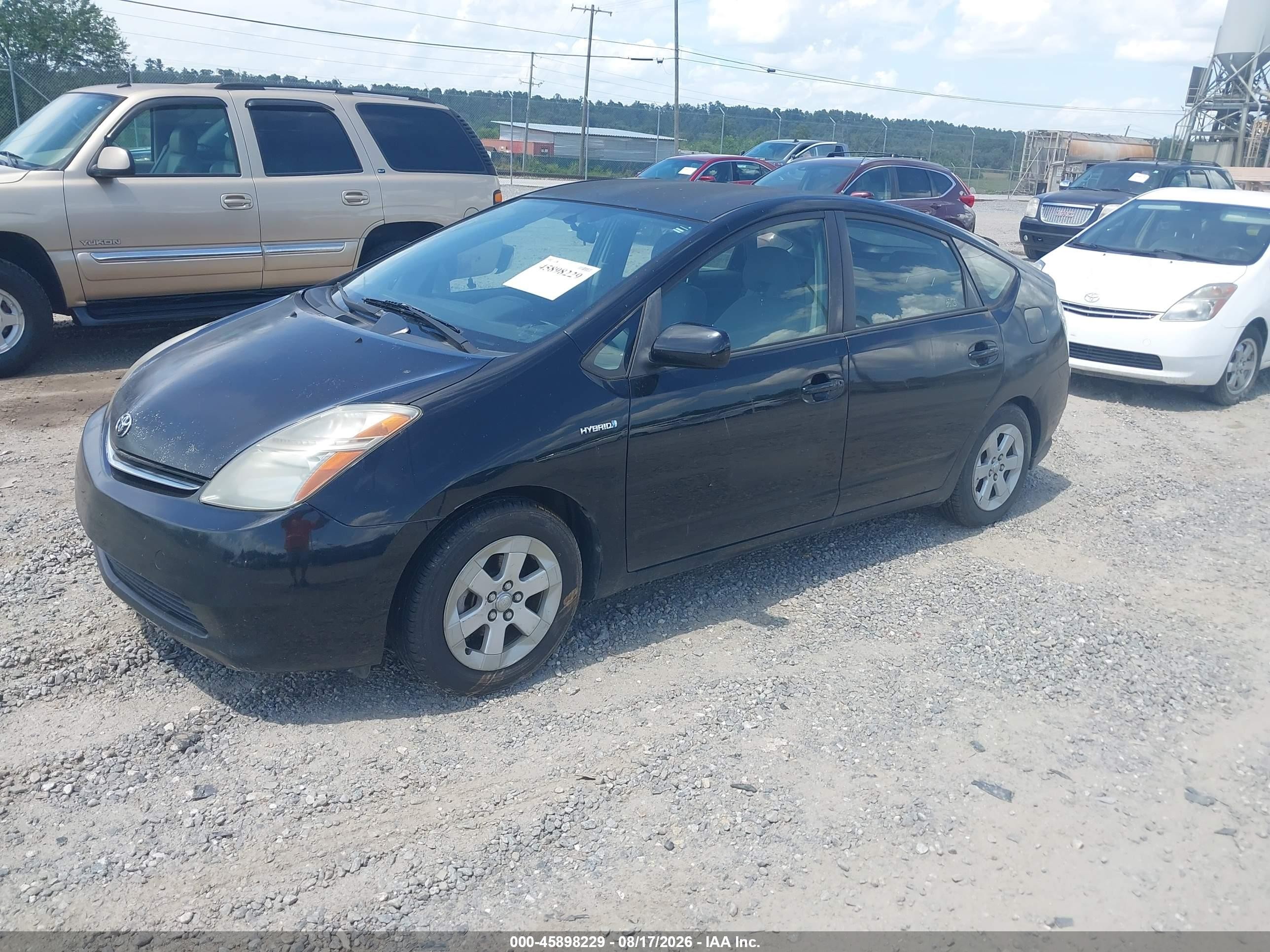 2008 Toyota Prius   Black vin: JTDKB20U283323008