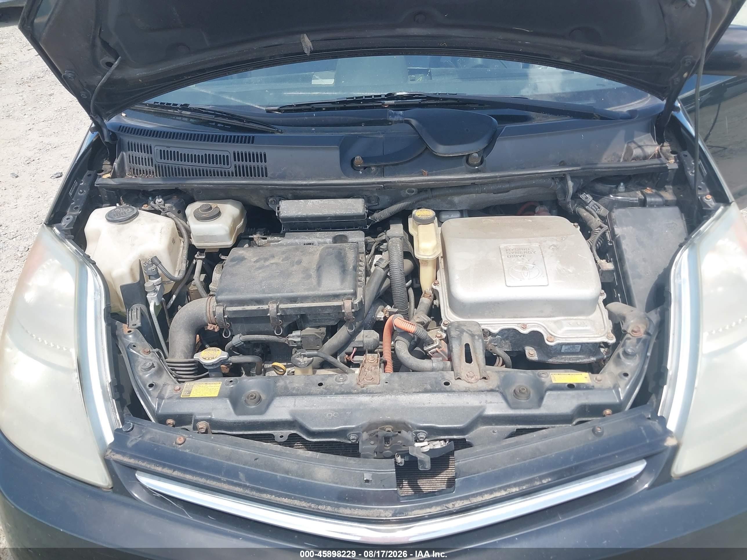 2008 Toyota Prius   Black vin: JTDKB20U283323008