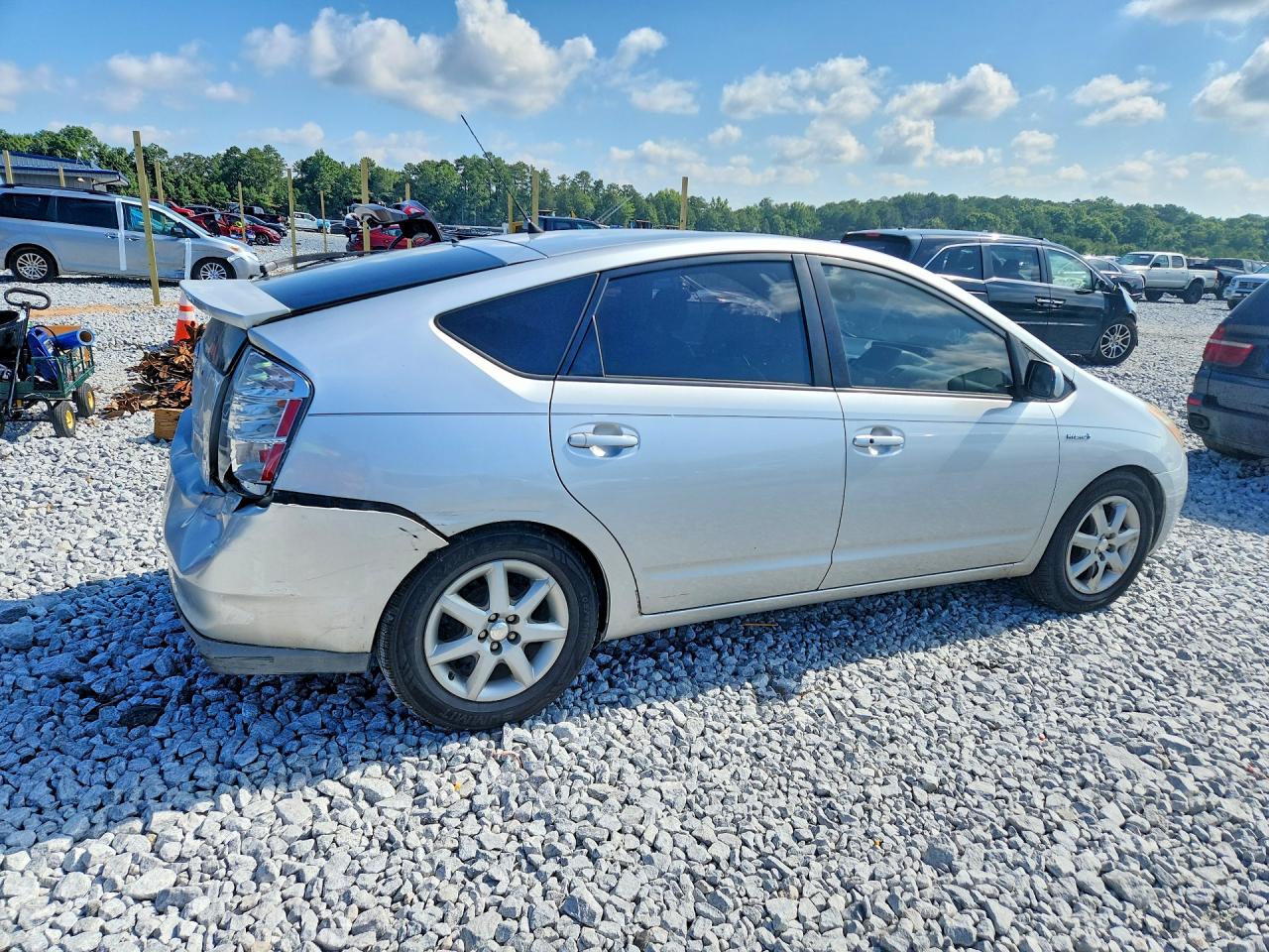 2008 Toyota Prius Touring Silver vin: JTDKB20U283324272