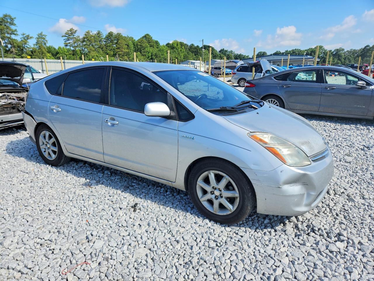 2008 Toyota Prius Touring Silver vin: JTDKB20U283324272