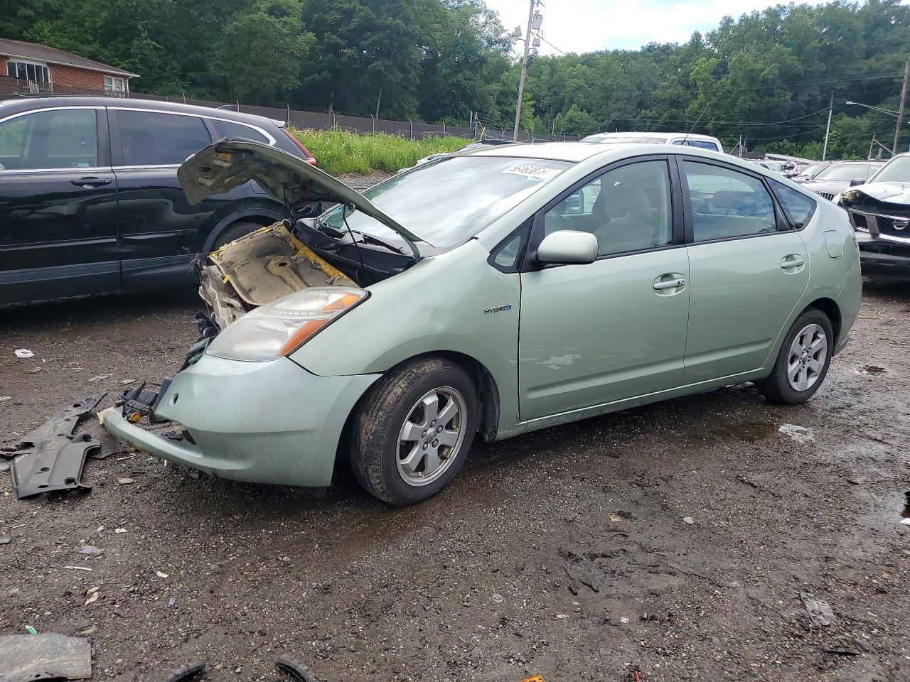 2008 Toyota Prius Blue vin: JTDKB20U283331481