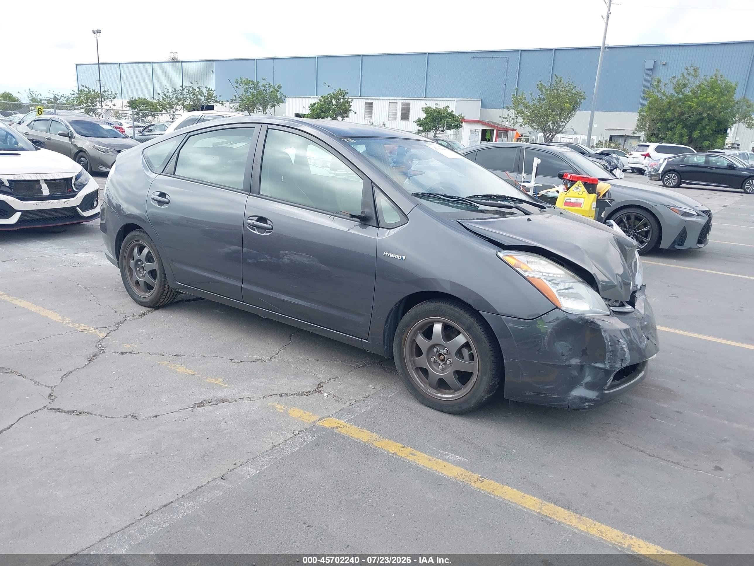 2008 Toyota Prius Touring Gray vin: JTDKB20U283336731