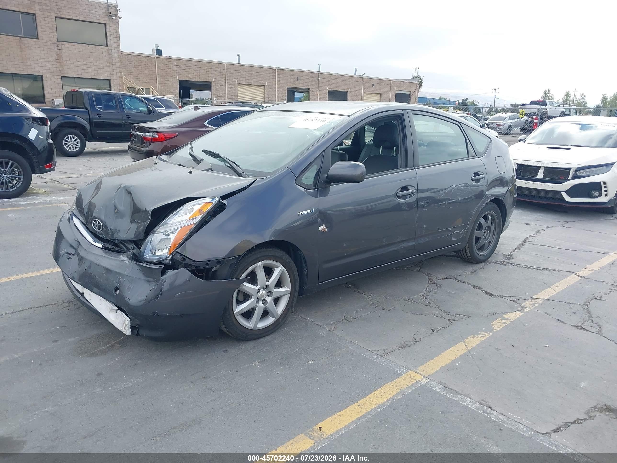 2008 Toyota Prius Touring Gray vin: JTDKB20U283336731