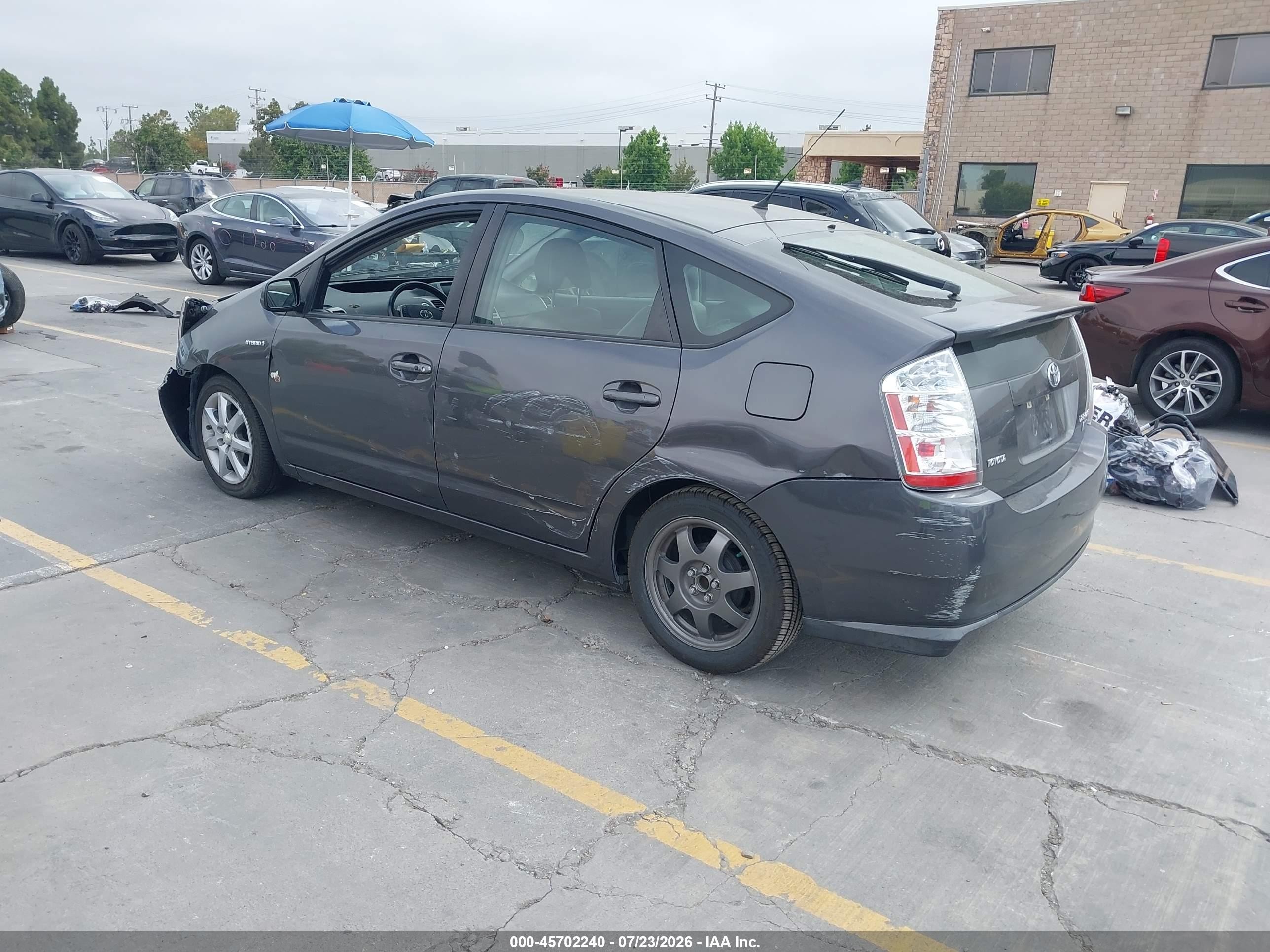 2008 Toyota Prius Touring Gray vin: JTDKB20U283336731