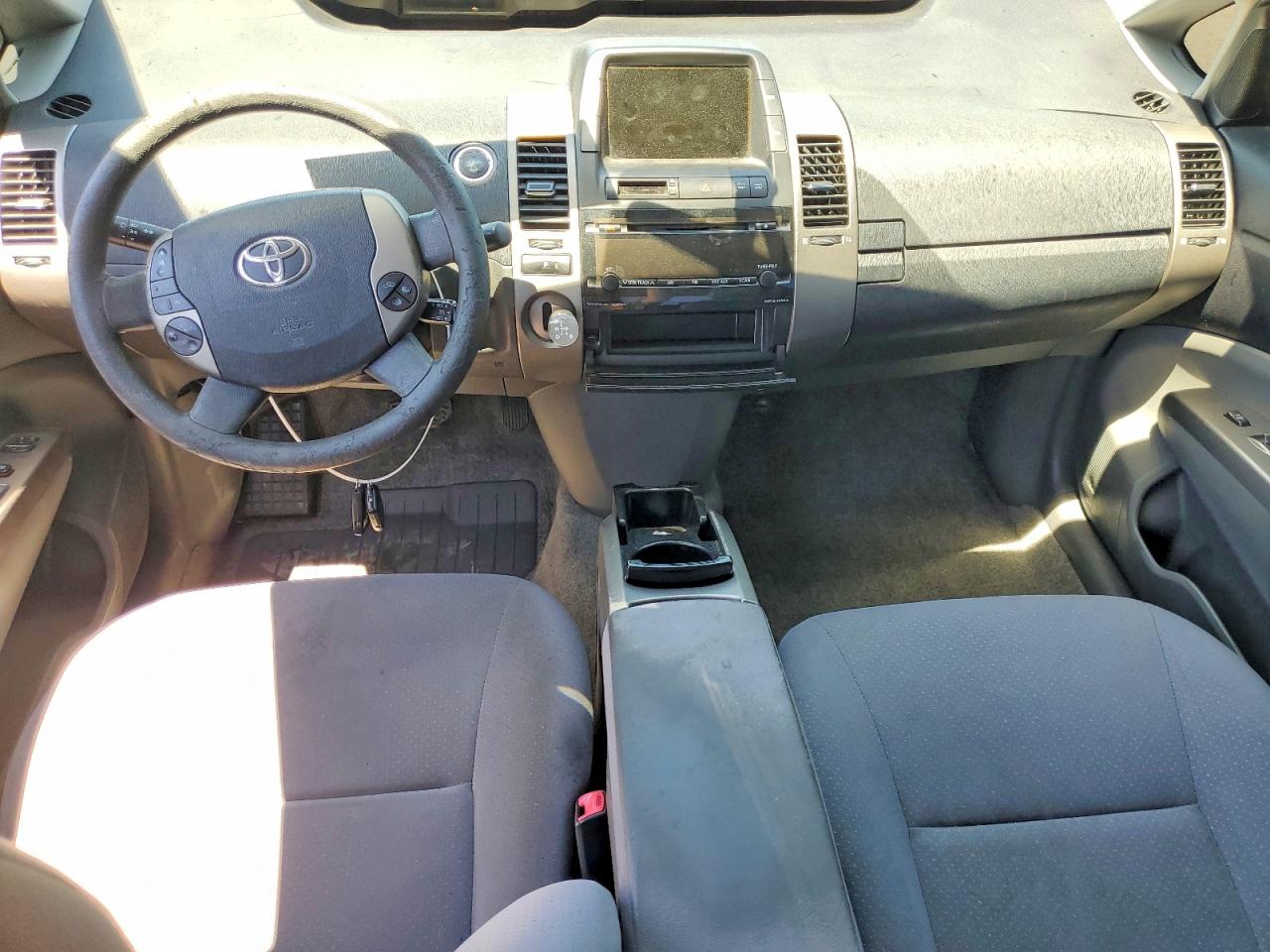 2008 Toyota Prius Base Gray vin: JTDKB20U283340195