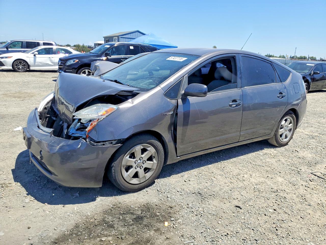 2008 Toyota Prius Base Gray vin: JTDKB20U283340195
