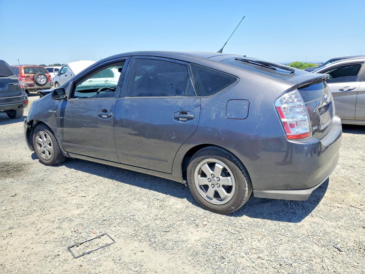 2008 Toyota Prius Base Gray vin: JTDKB20U283340195