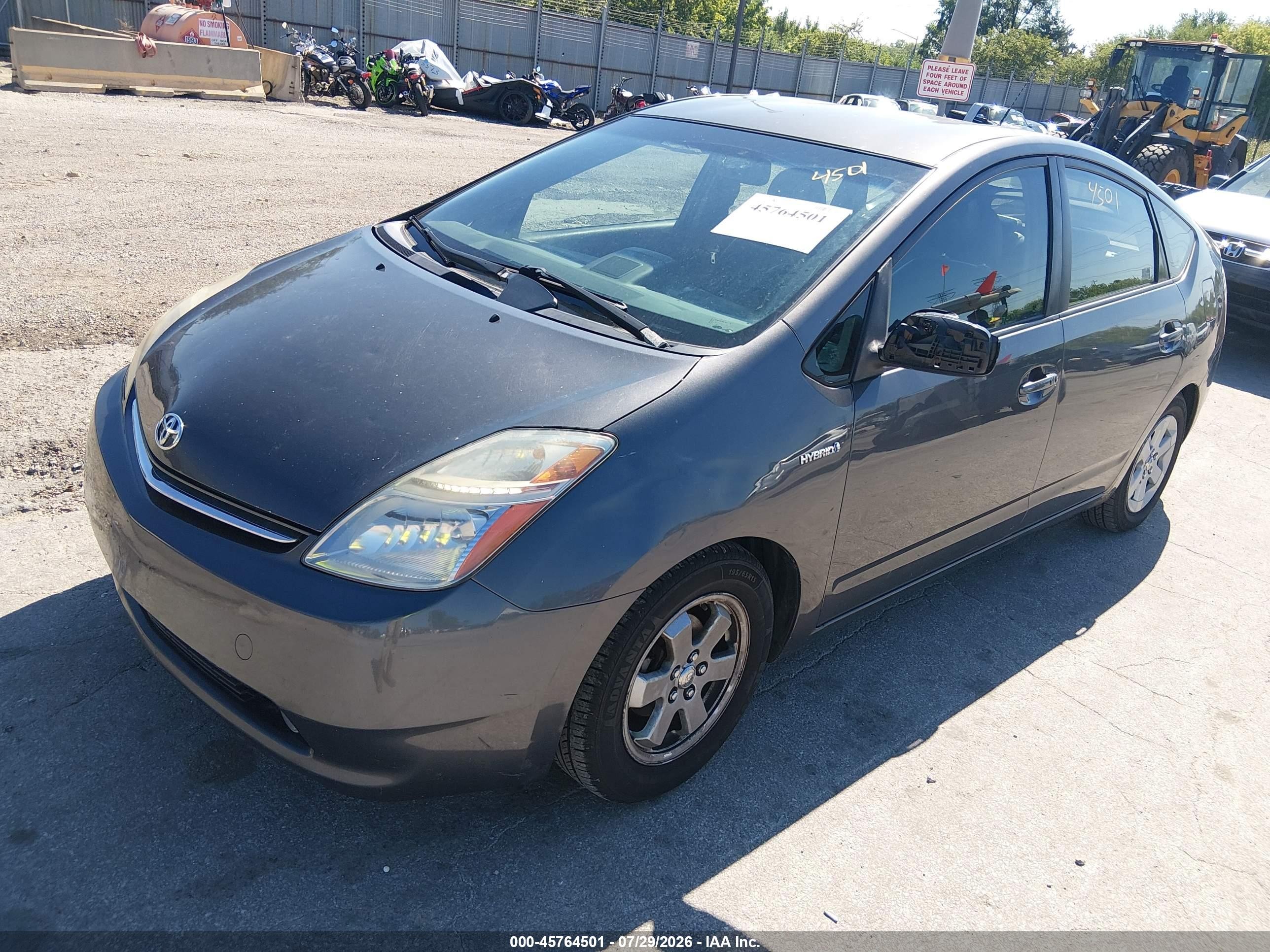 2008 Toyota Prius   Серый vin: JTDKB20U283341072