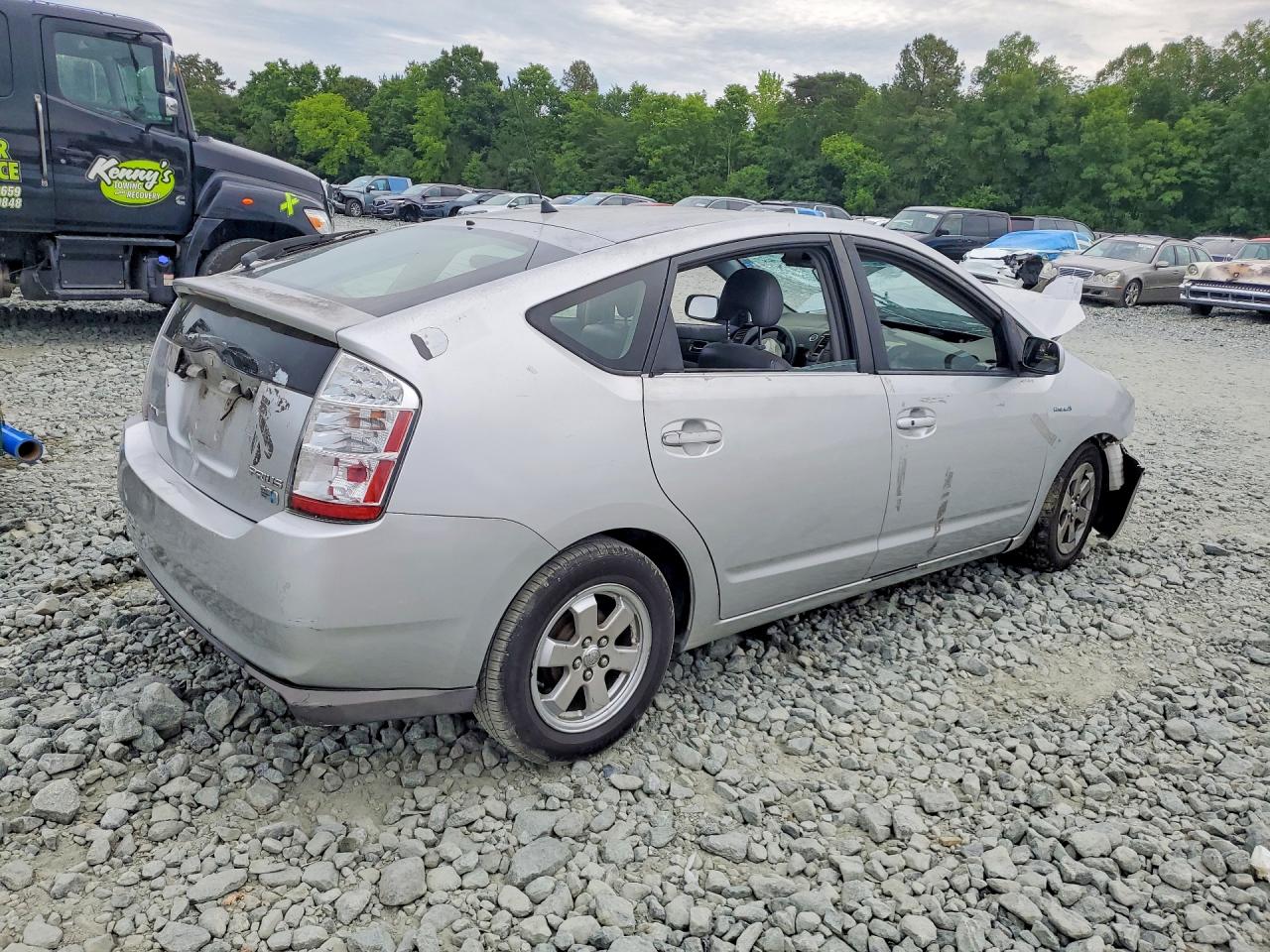 2008 Toyota Prius Base Silver vin: JTDKB20U283356221