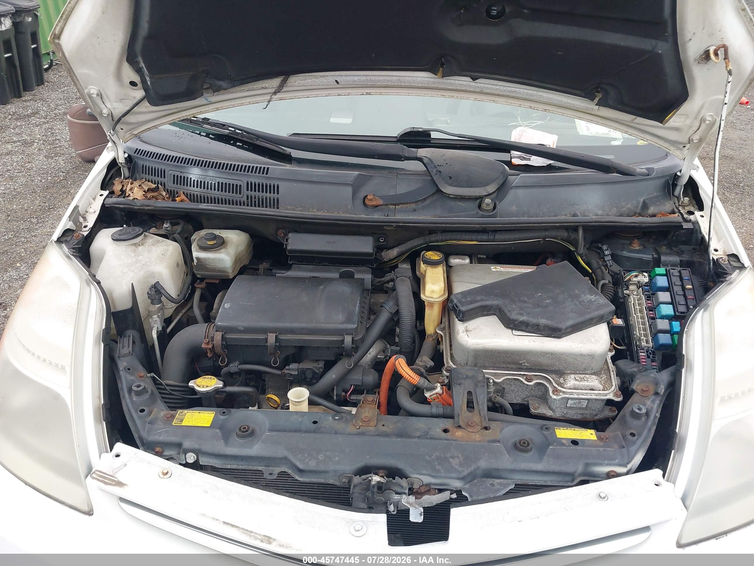 2008 Toyota Prius   White vin: JTDKB20U283356557