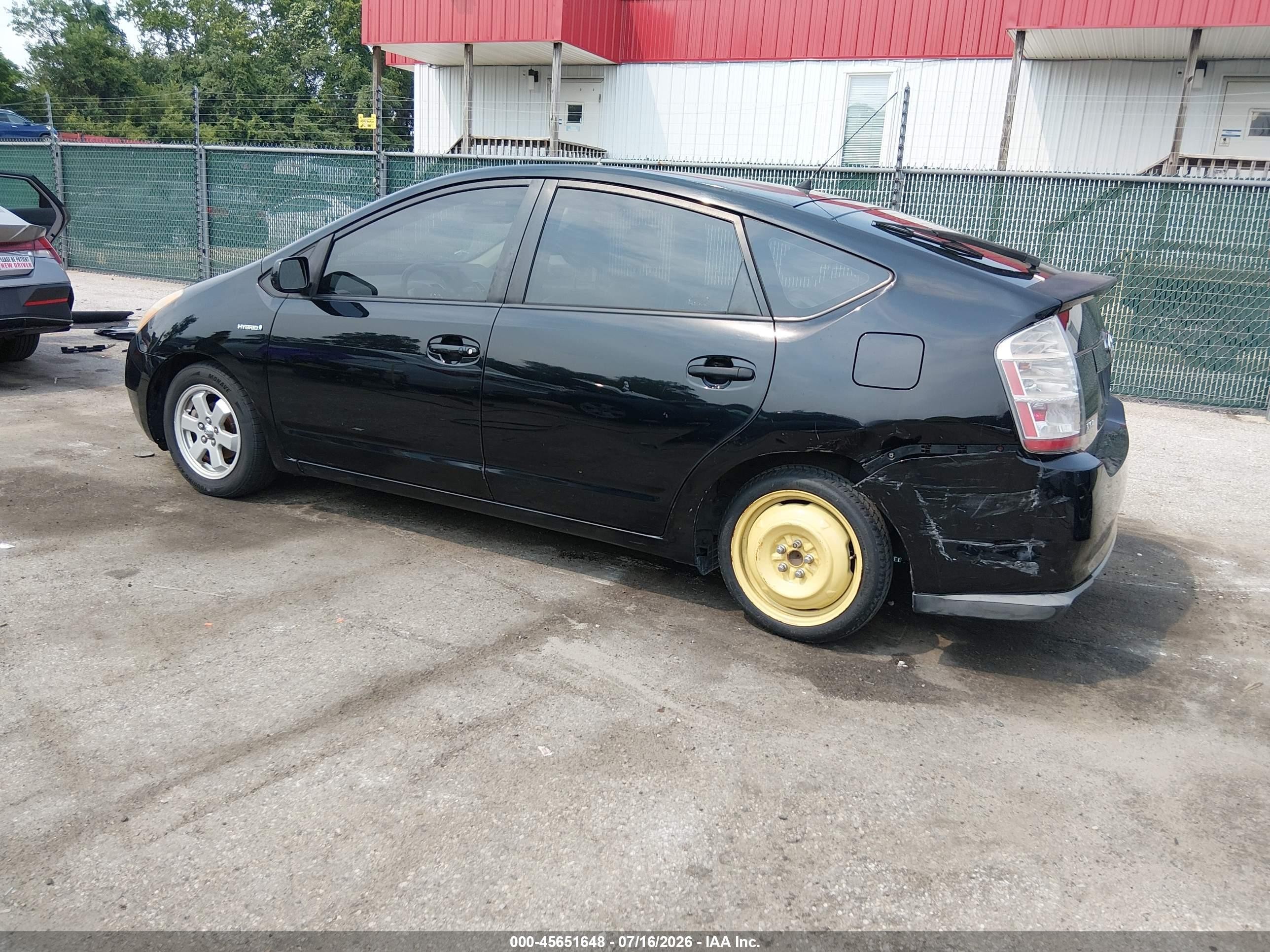 2008 Toyota Prius   Black vin: JTDKB20U283357062